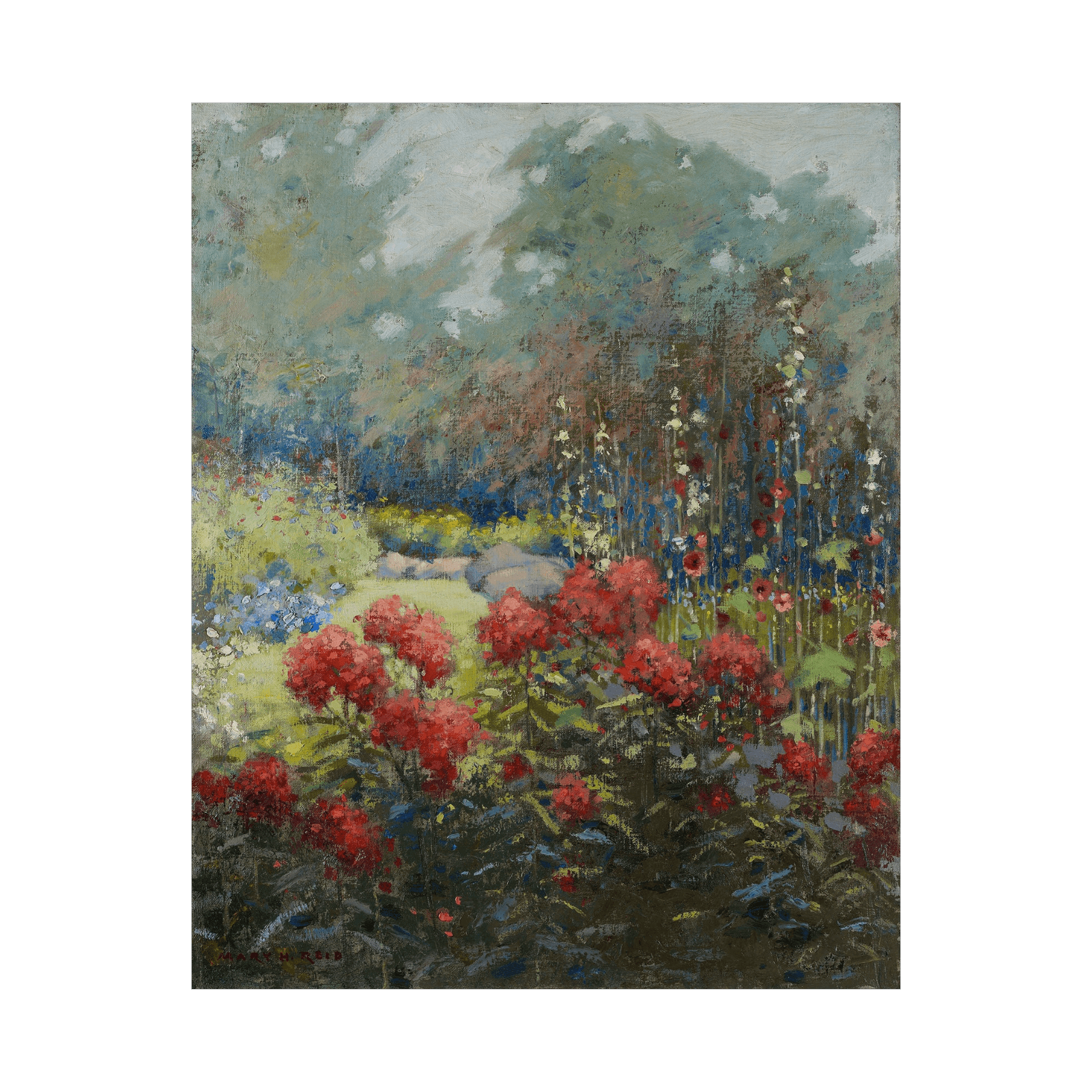 A Garden in September, Mary Hiester Reid - ArtDeco Canvas