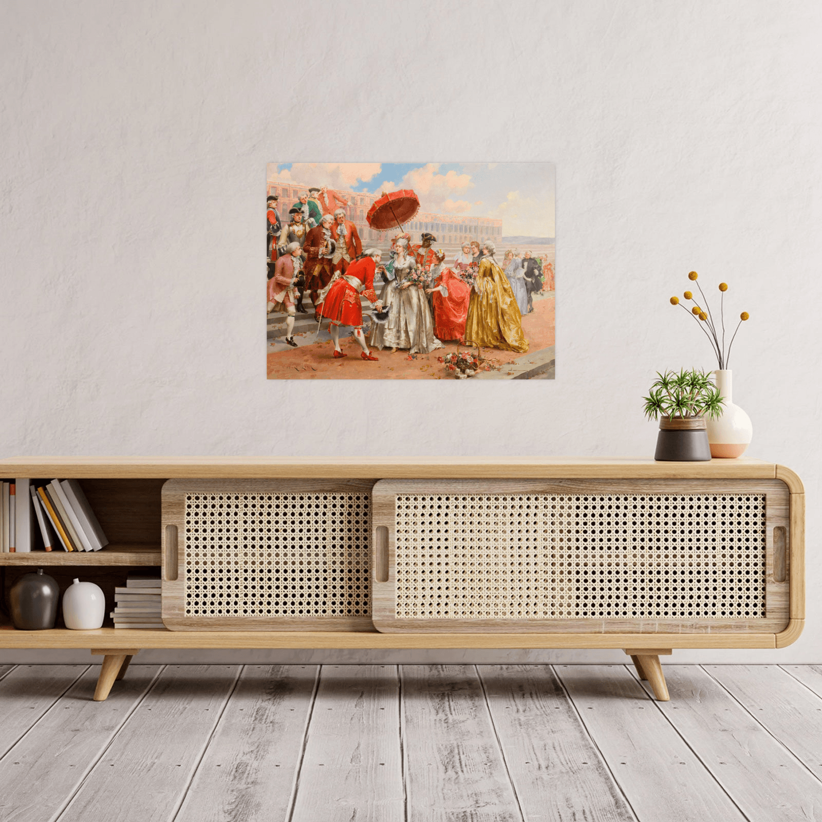 A Prominent Gathering, Henri Victor Lesur - ArtDeco Canvas