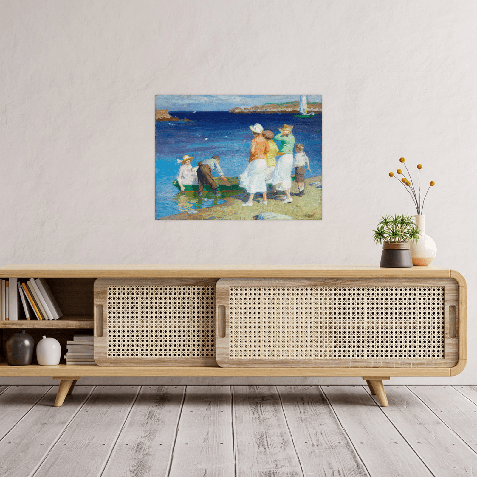 A Sailing Party, Edward Henry Potthast - ArtDeco Canvas