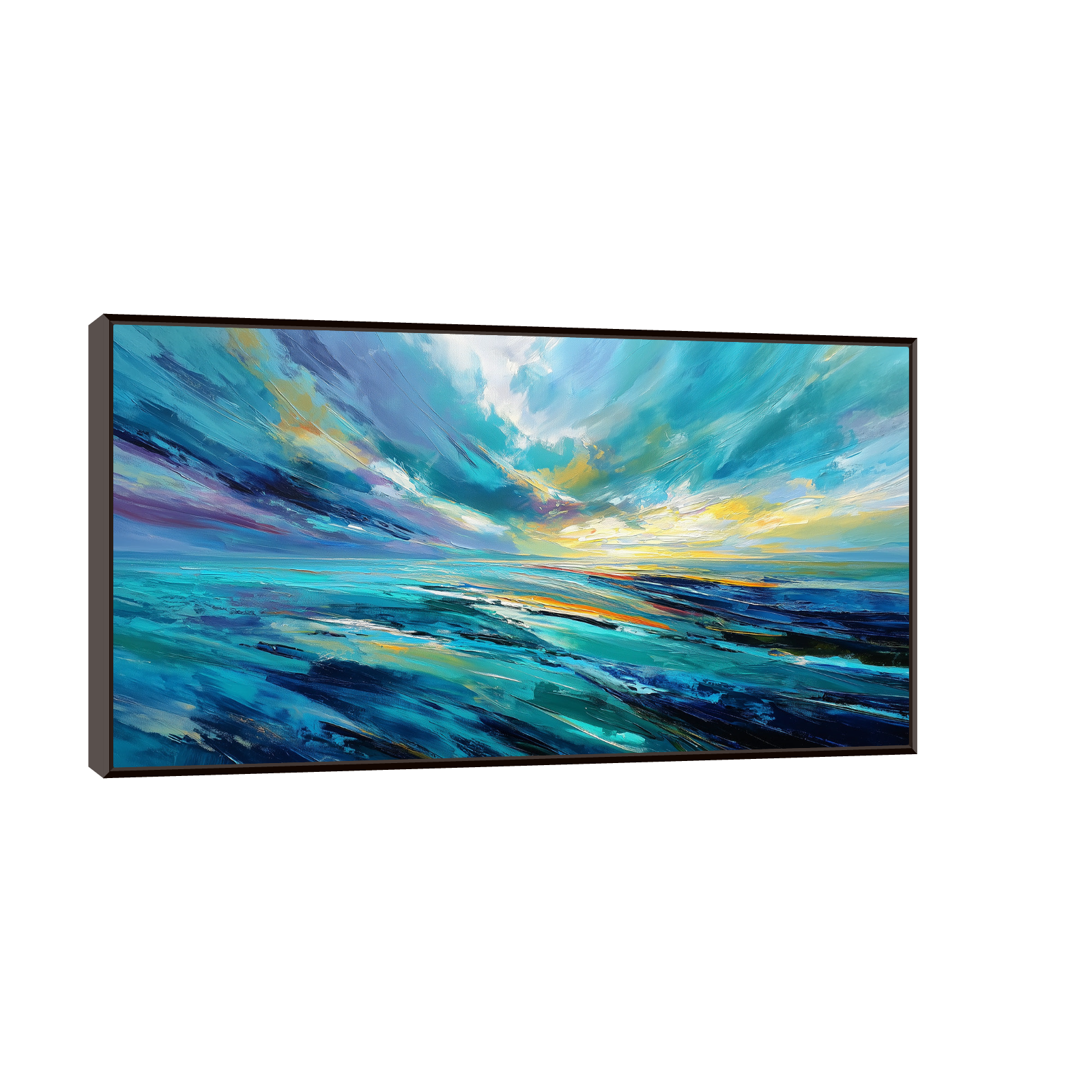 Abstract Ocean Landscape – Expressive Sky and Sea
