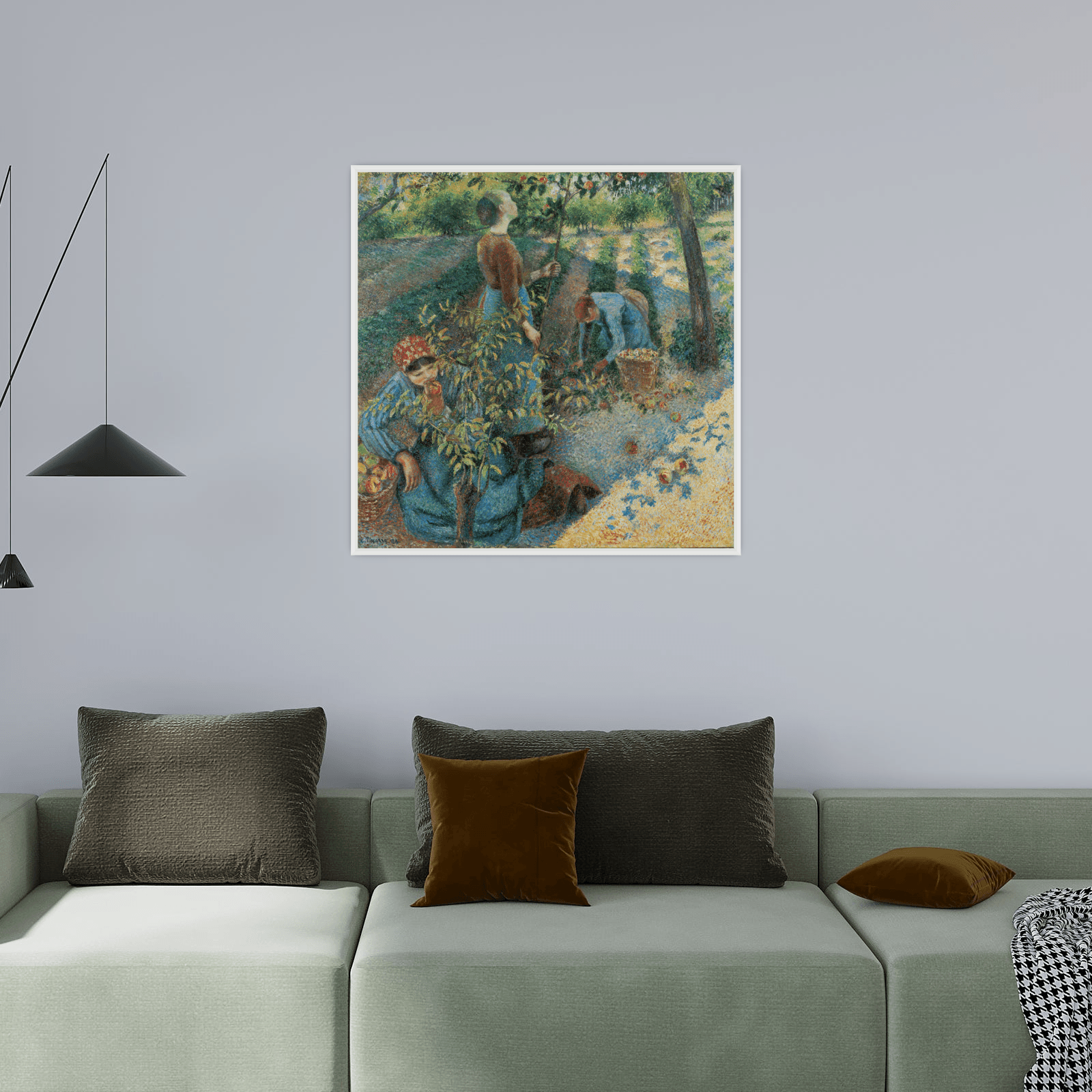 Apple Picking, Camille Pissarro - ArtDeco Canvas