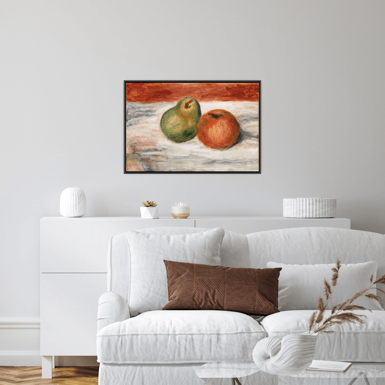 Apple and Pear, Pierre-Auguste Renoir - ArtDeco Canvas