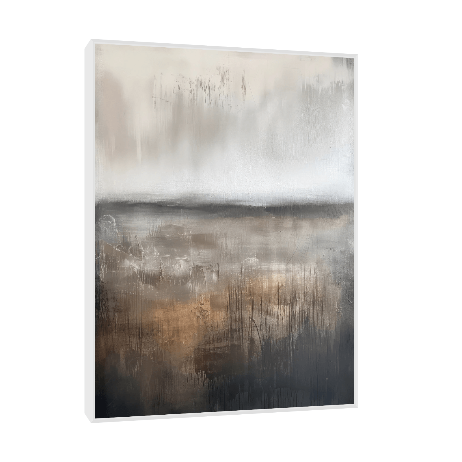 Autumn lake sceene - ArtDeco Canvas