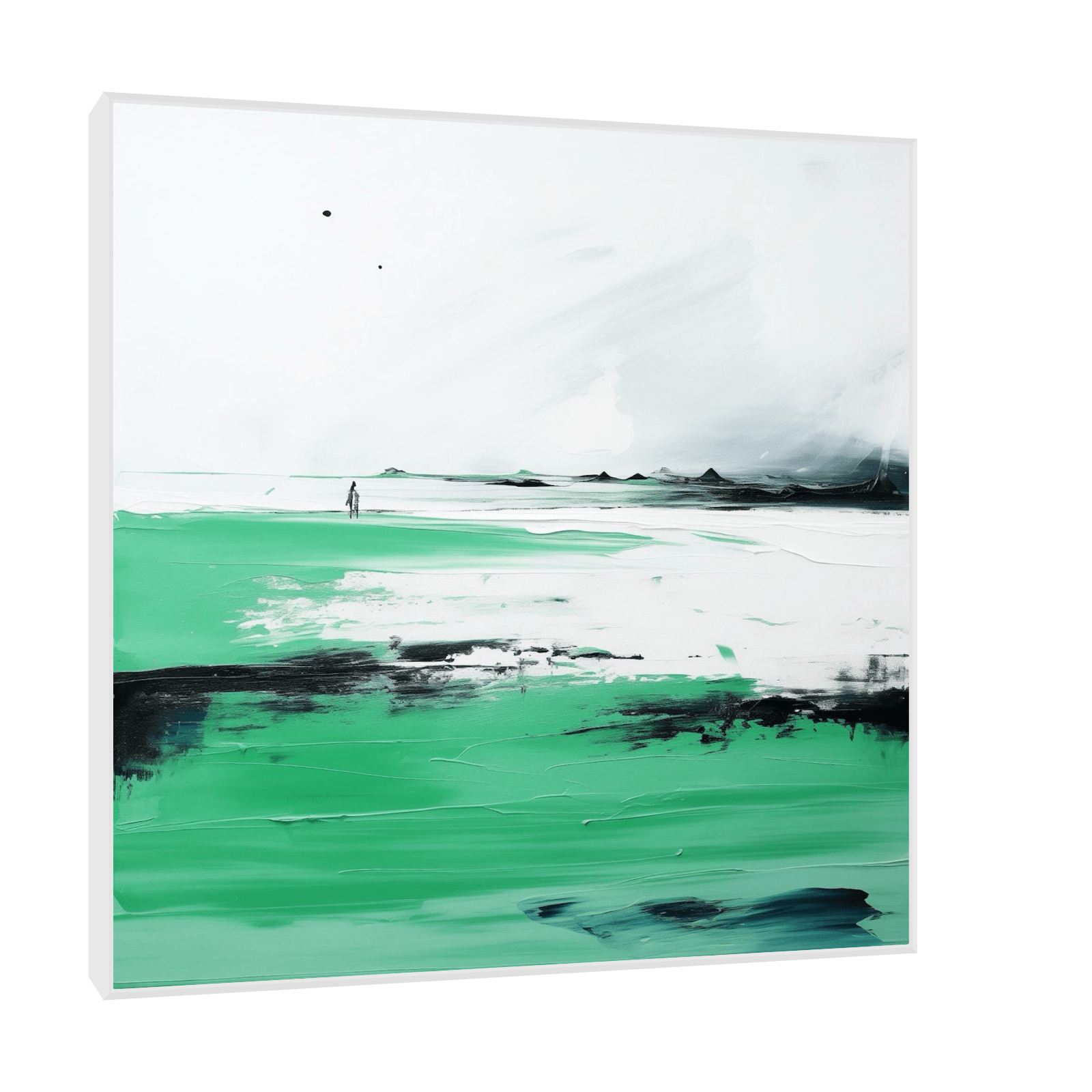 Beach solitude - ArtDeco Canvas