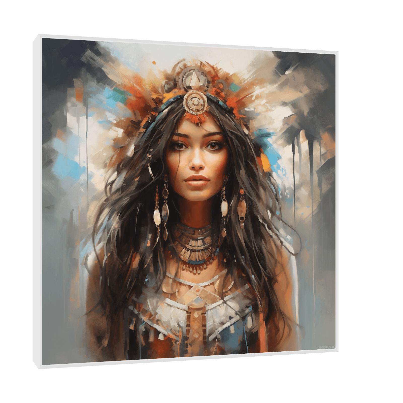 Beautiful Sorceress - ArtDeco Canvas