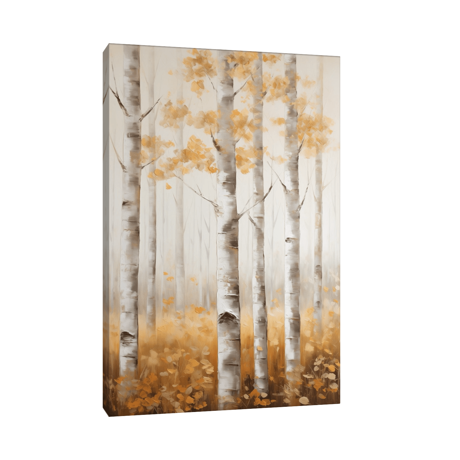 Birch forest in the autumn - ArtDeco Canvas