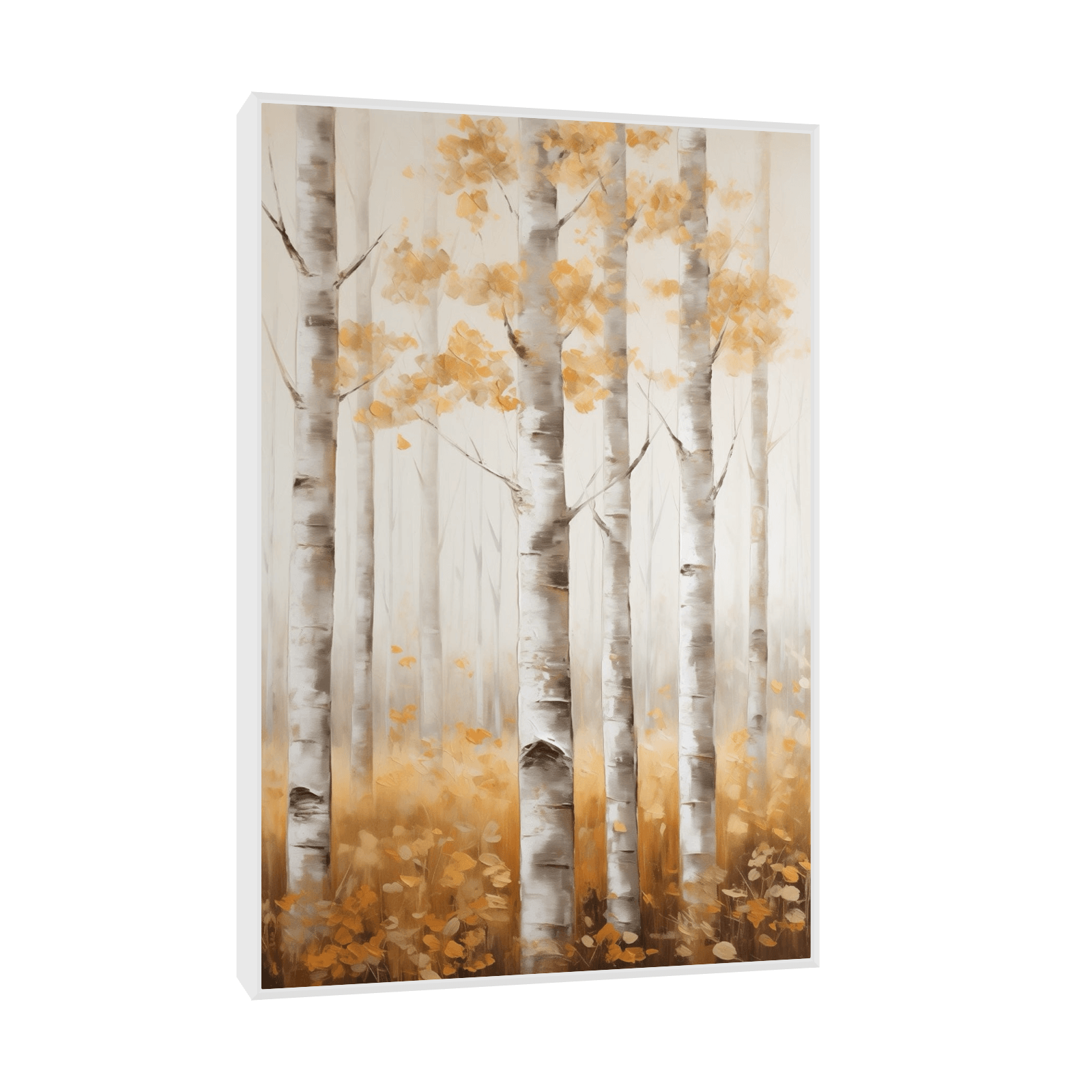 Birch forest in the autumn - ArtDeco Canvas