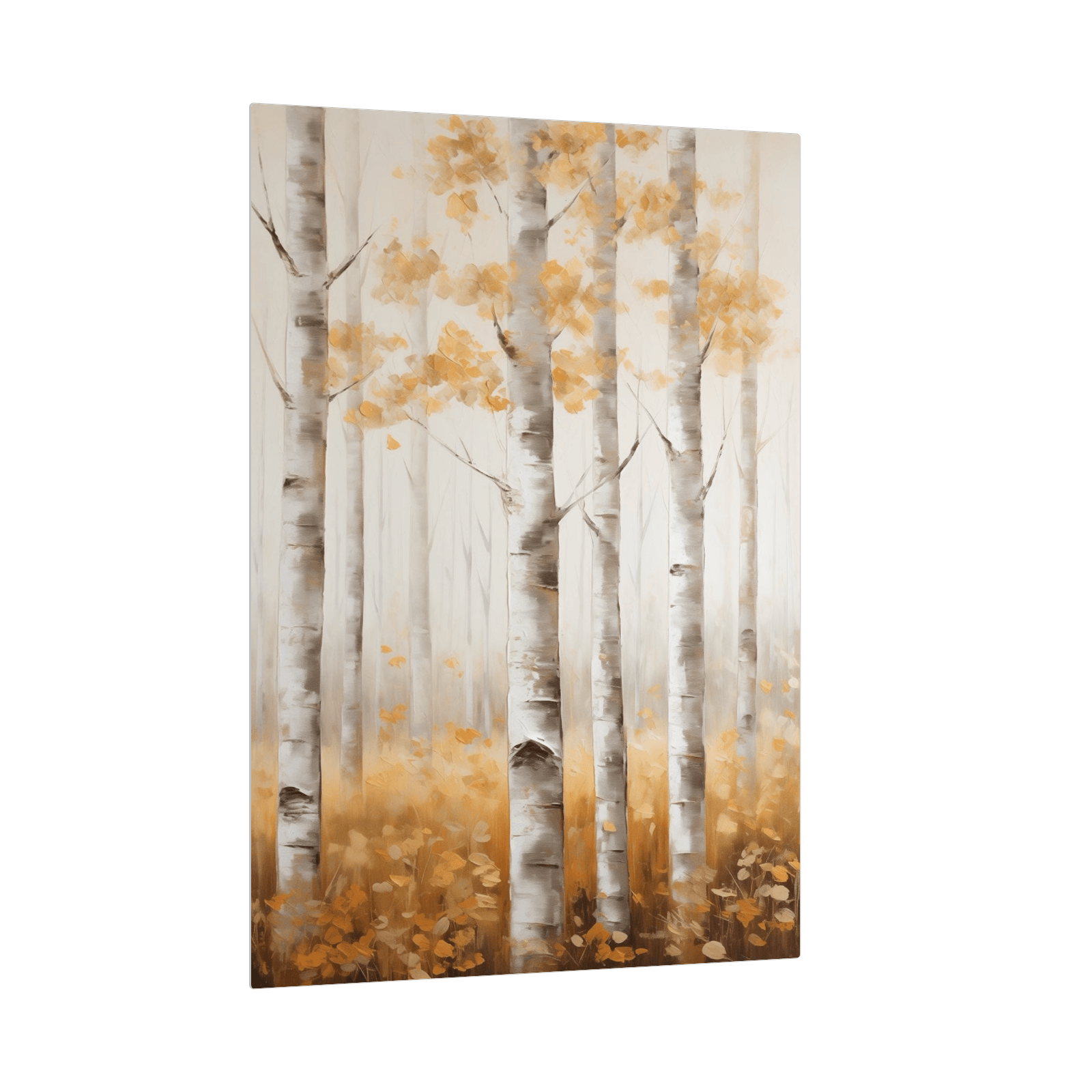 Birch forest in the autumn - ArtDeco Canvas