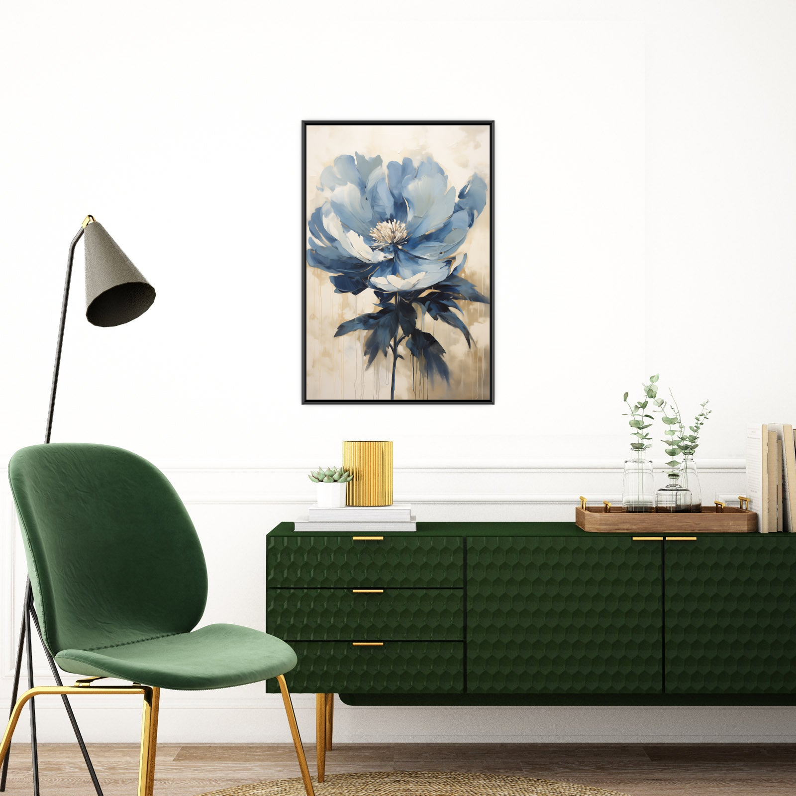 Blue flower