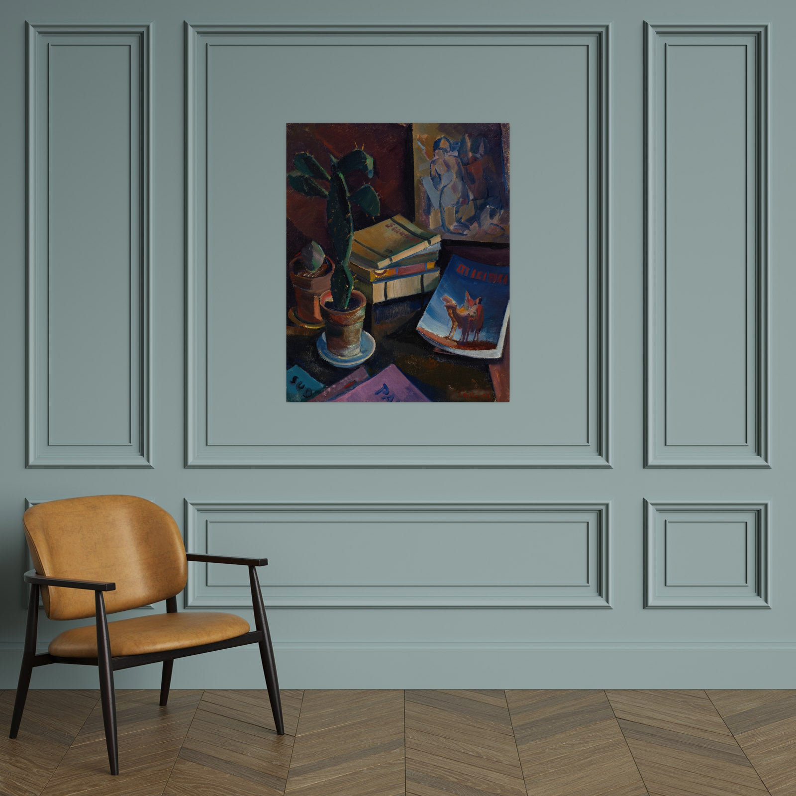 Books on a Table, Ilmari Aalto