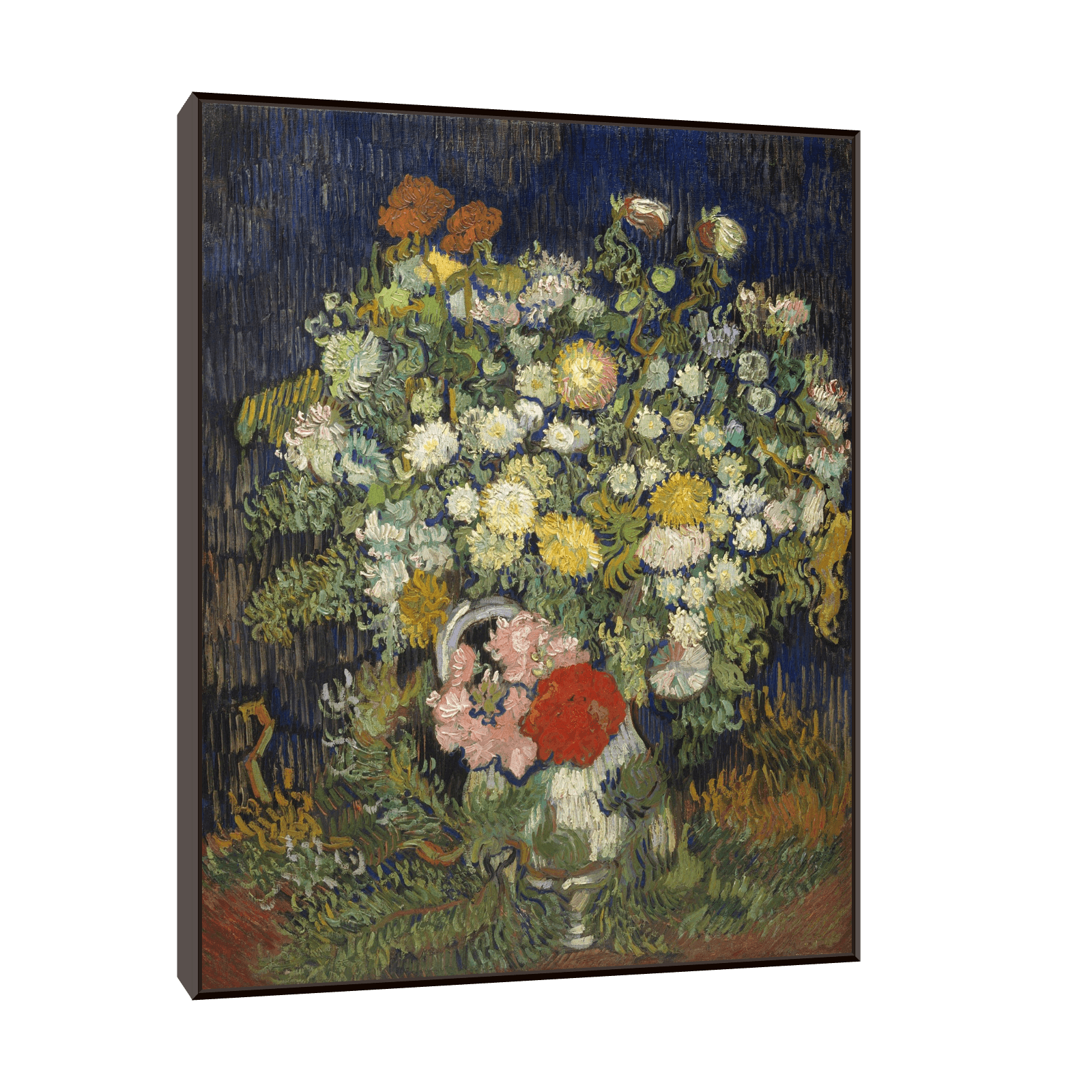 Bouquet of Flowers in a Vase, Vincent van Gogh - ArtDeco Canvas