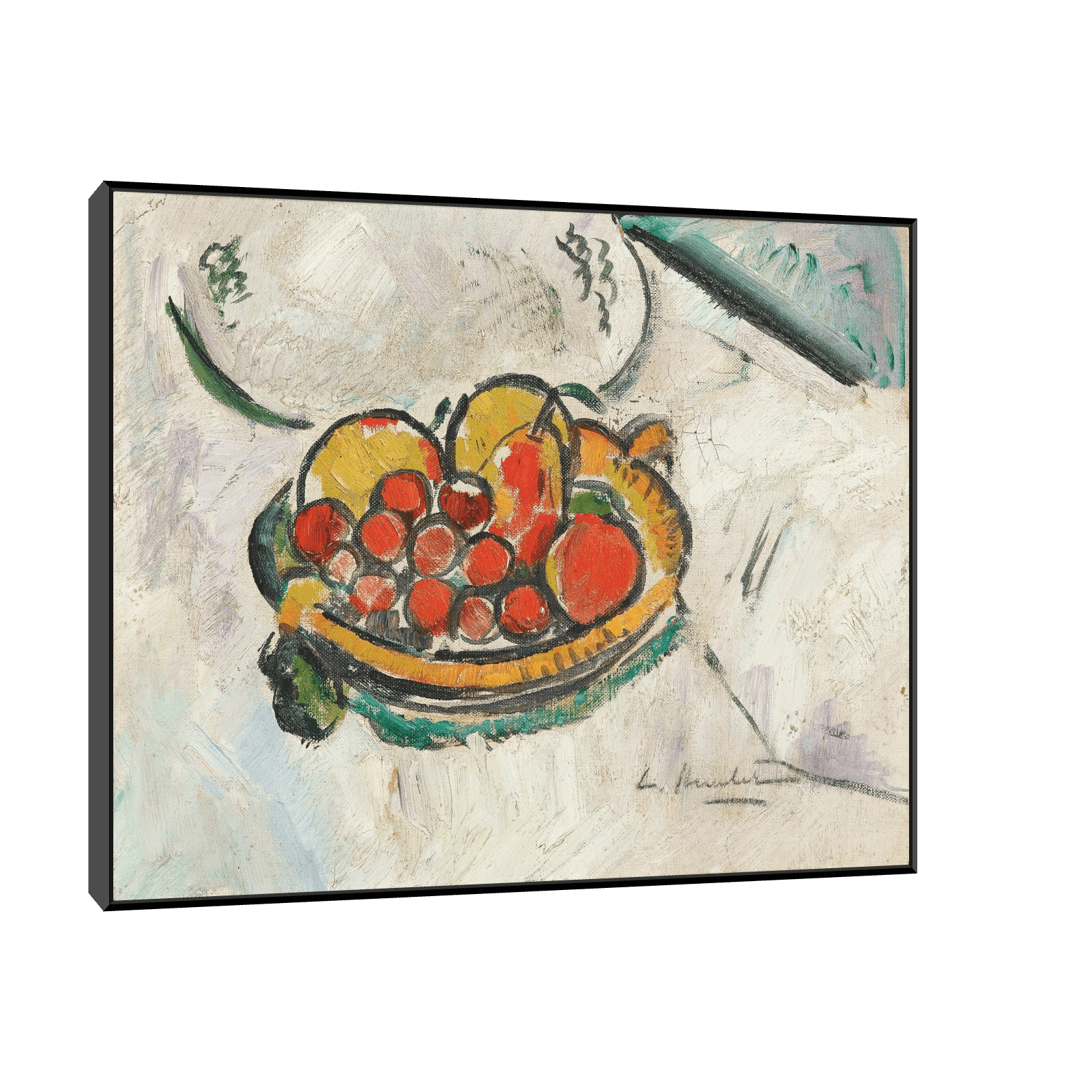 Bowl Of Fruit, George Leslie Hunter - ArtDeco Canvas