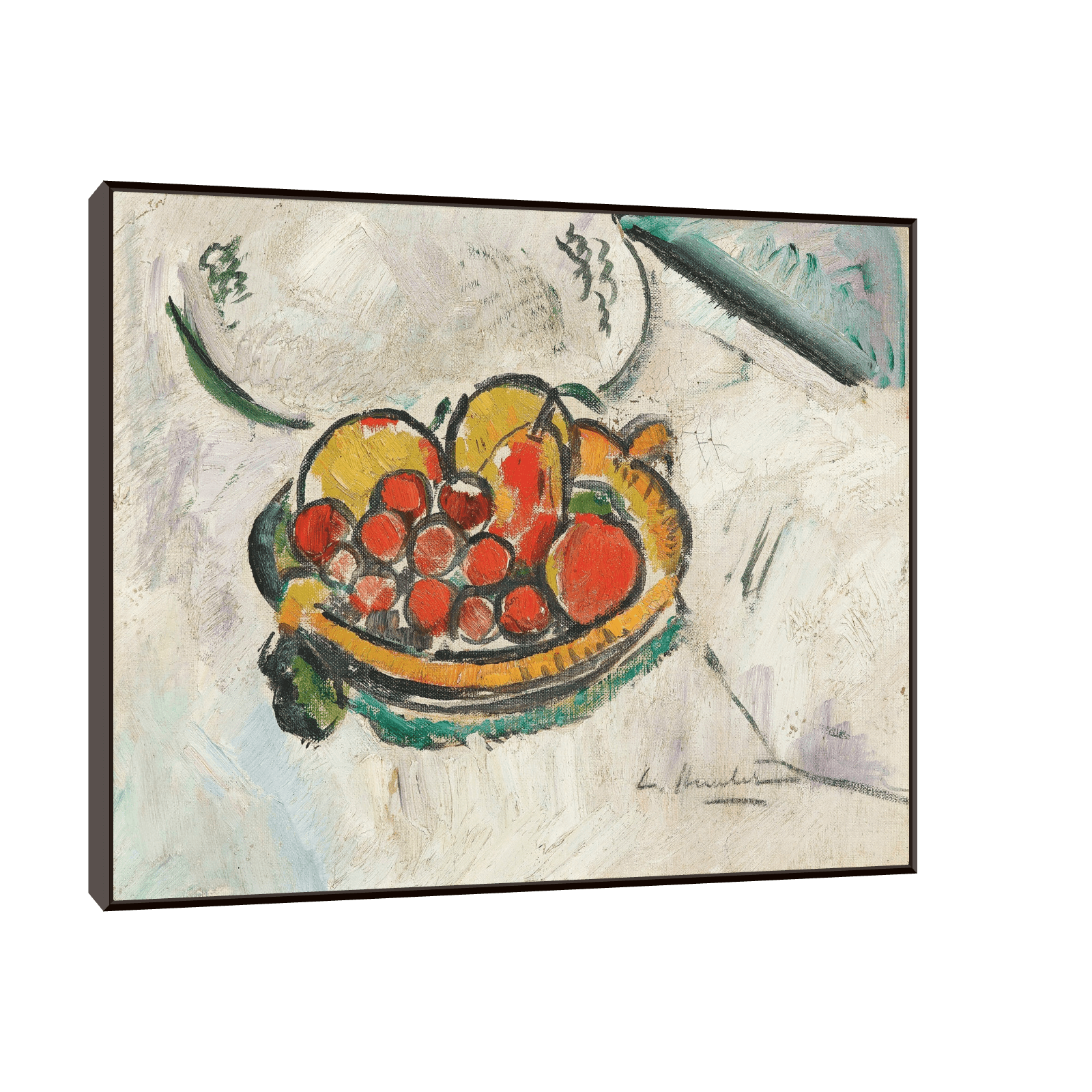 Bowl Of Fruit, George Leslie Hunter - ArtDeco Canvas