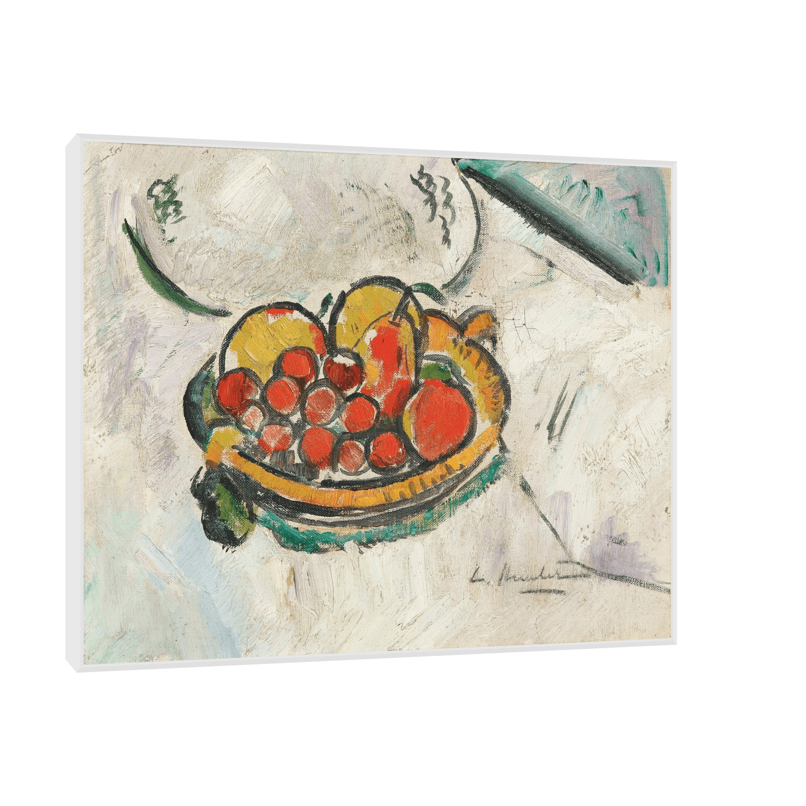 Bowl Of Fruit, George Leslie Hunter - ArtDeco Canvas