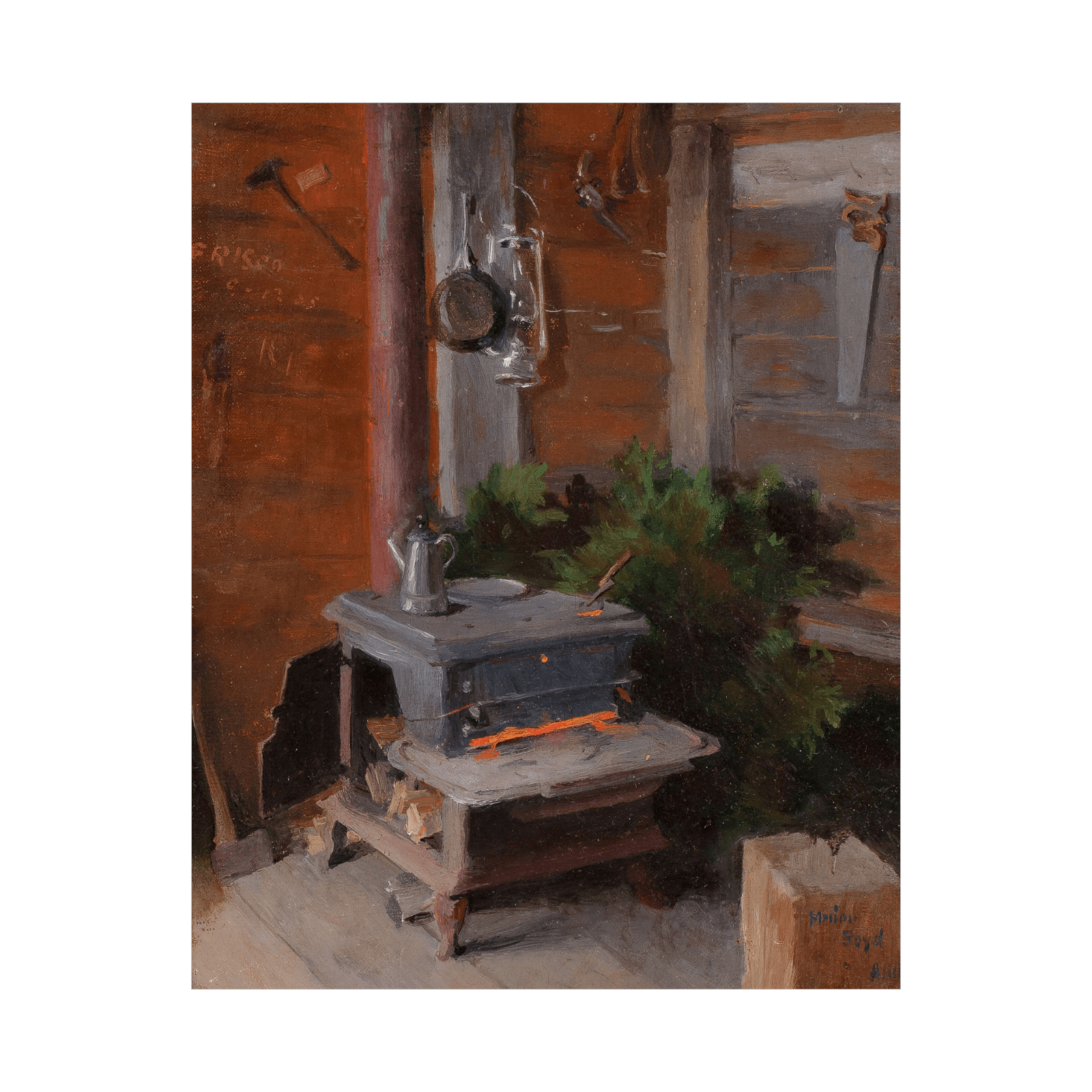 Camp on Mount Washington, Marion Boyd Allen - ArtDeco Canvas