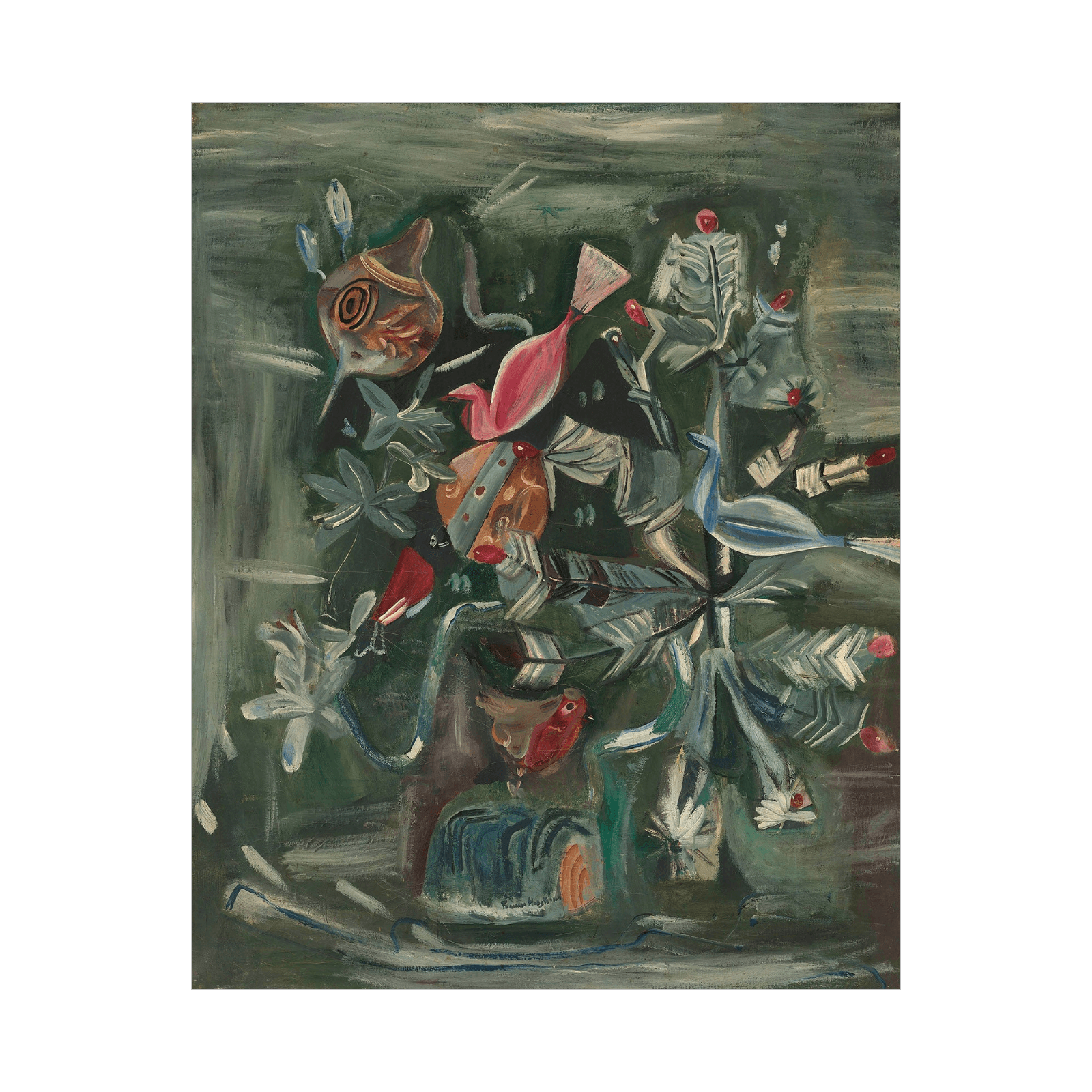 Christmas Tree, Frances Hodgkins - ArtDeco Canvas