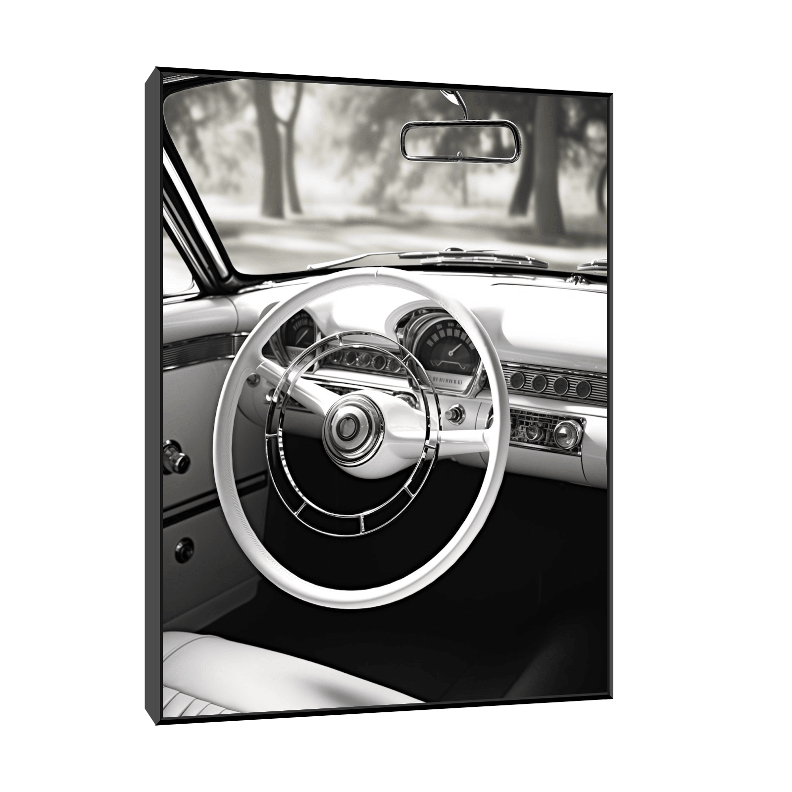 Classic car driver's seat - ArtDeco Canvas