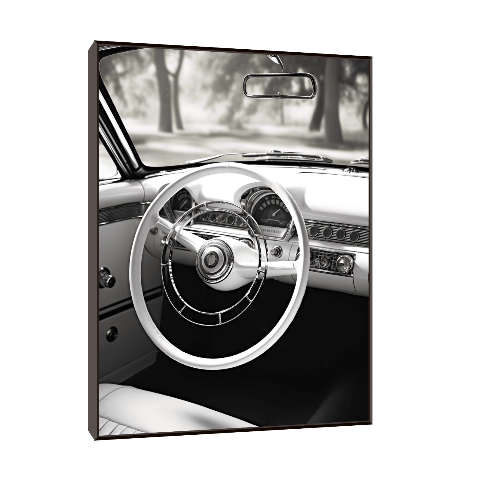 Classic car driver's seat - ArtDeco Canvas