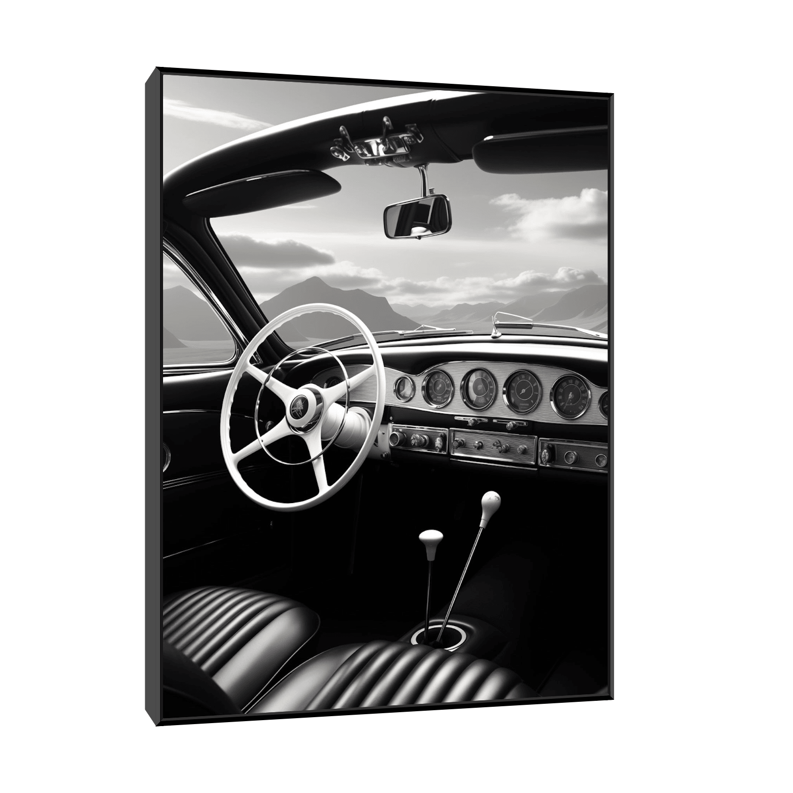 Classic car interior - ArtDeco Canvas