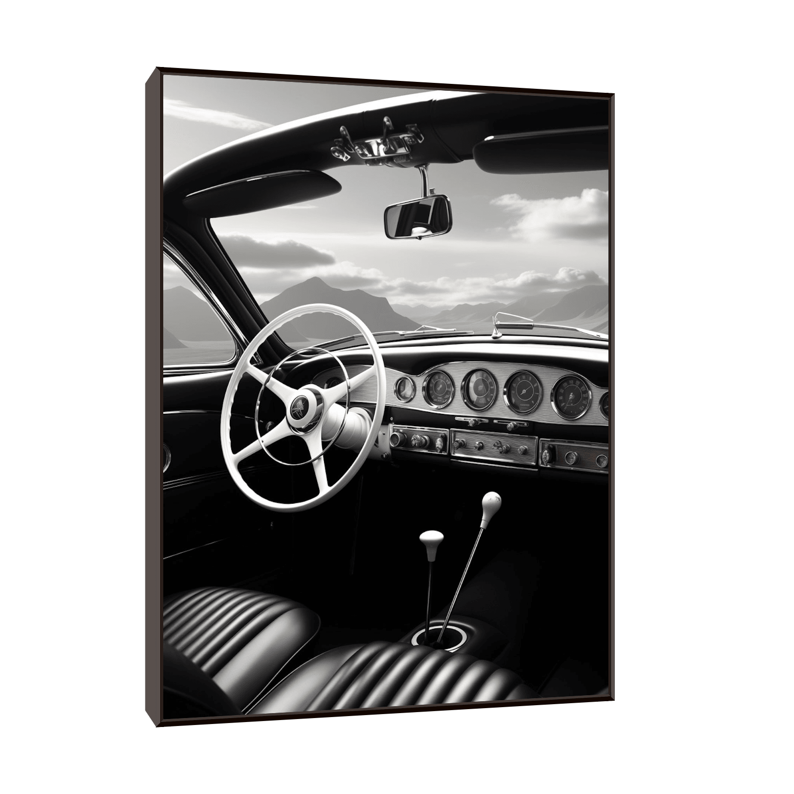 Classic car interior - ArtDeco Canvas