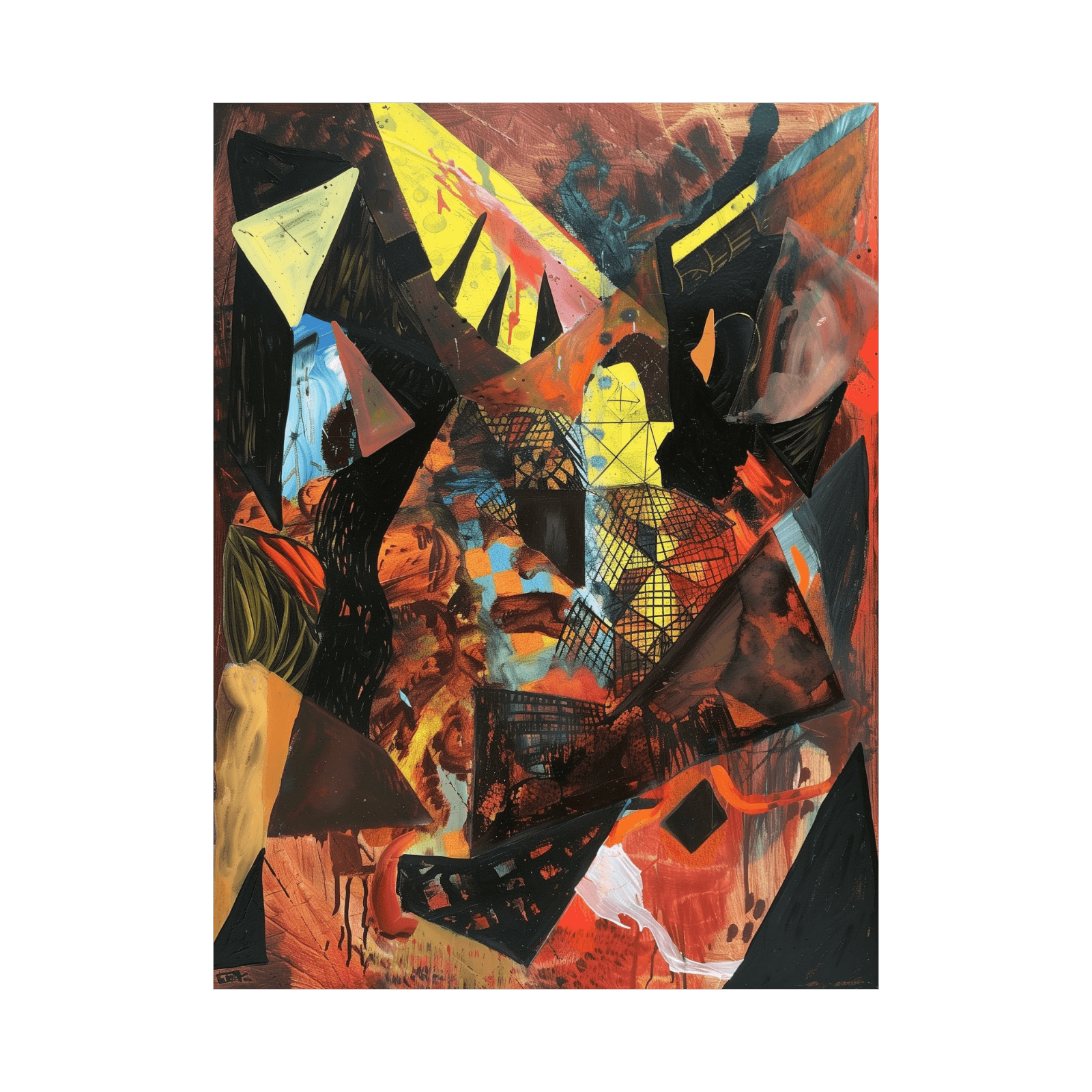 Collage - ArtDeco Canvas