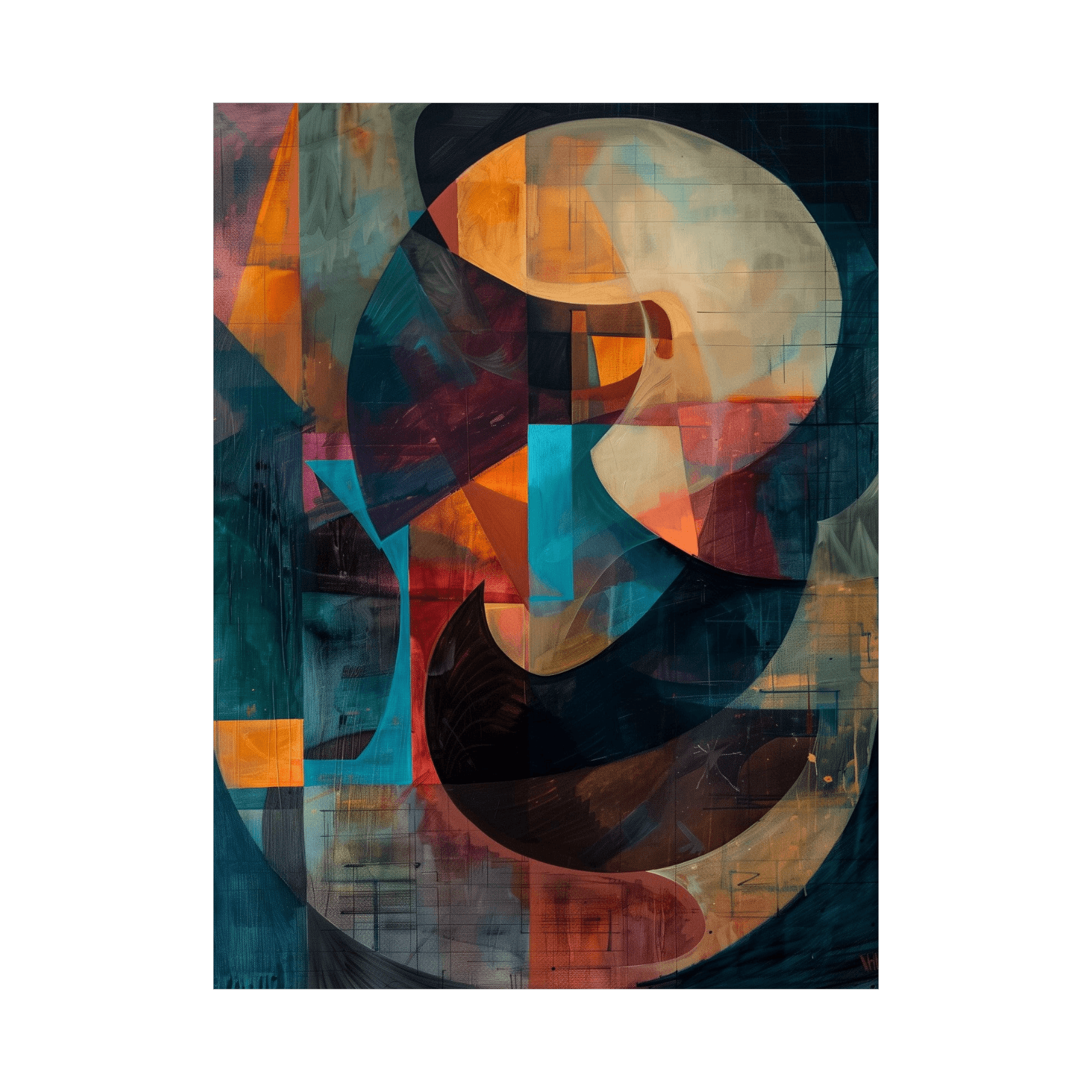 Collage ll - ArtDeco Canvas