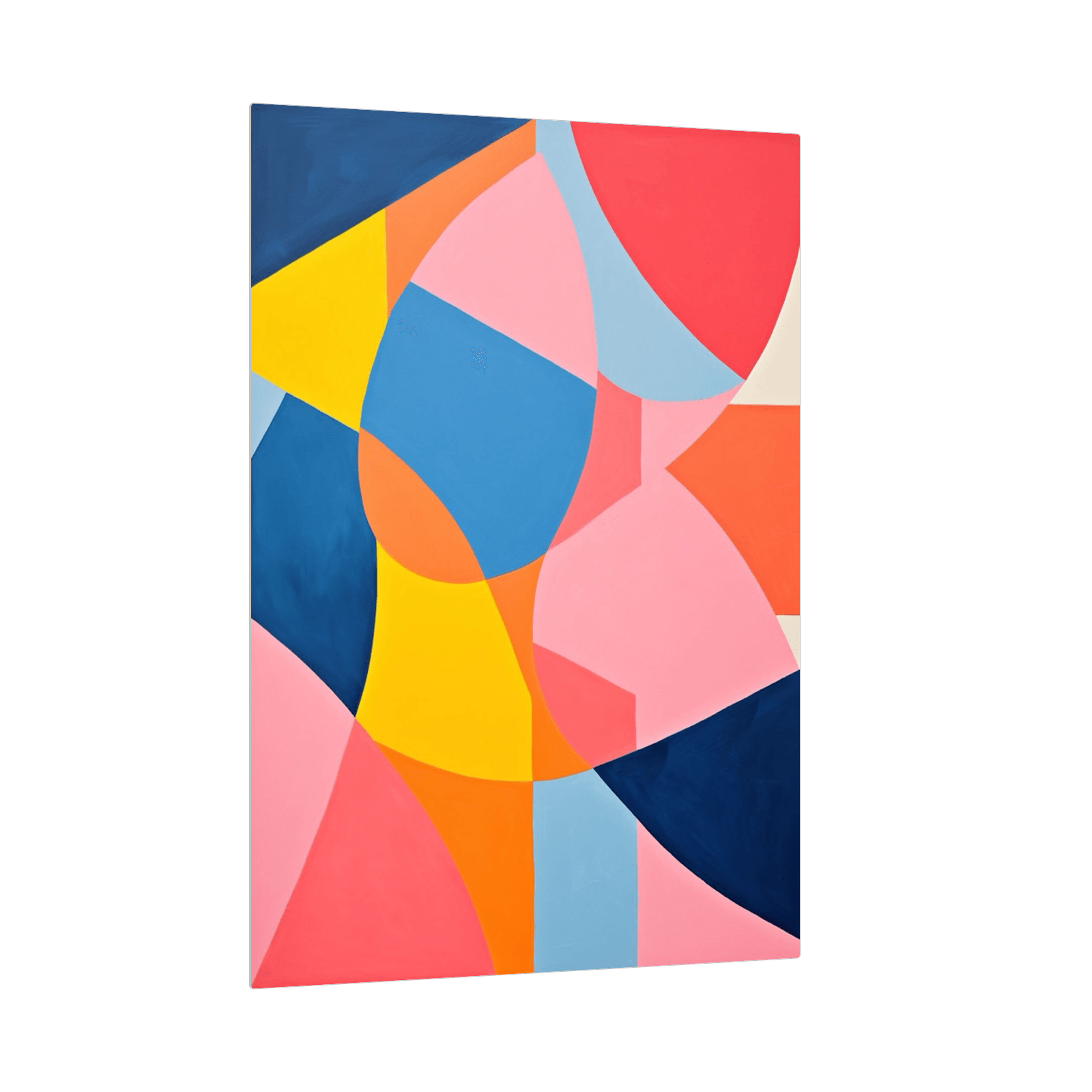 Collage of colorful shapes - ArtDeco Canvas