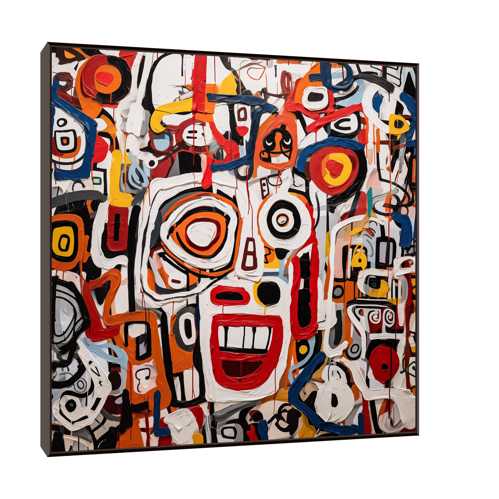 Color Chaos – Bold Abstract Wall Art