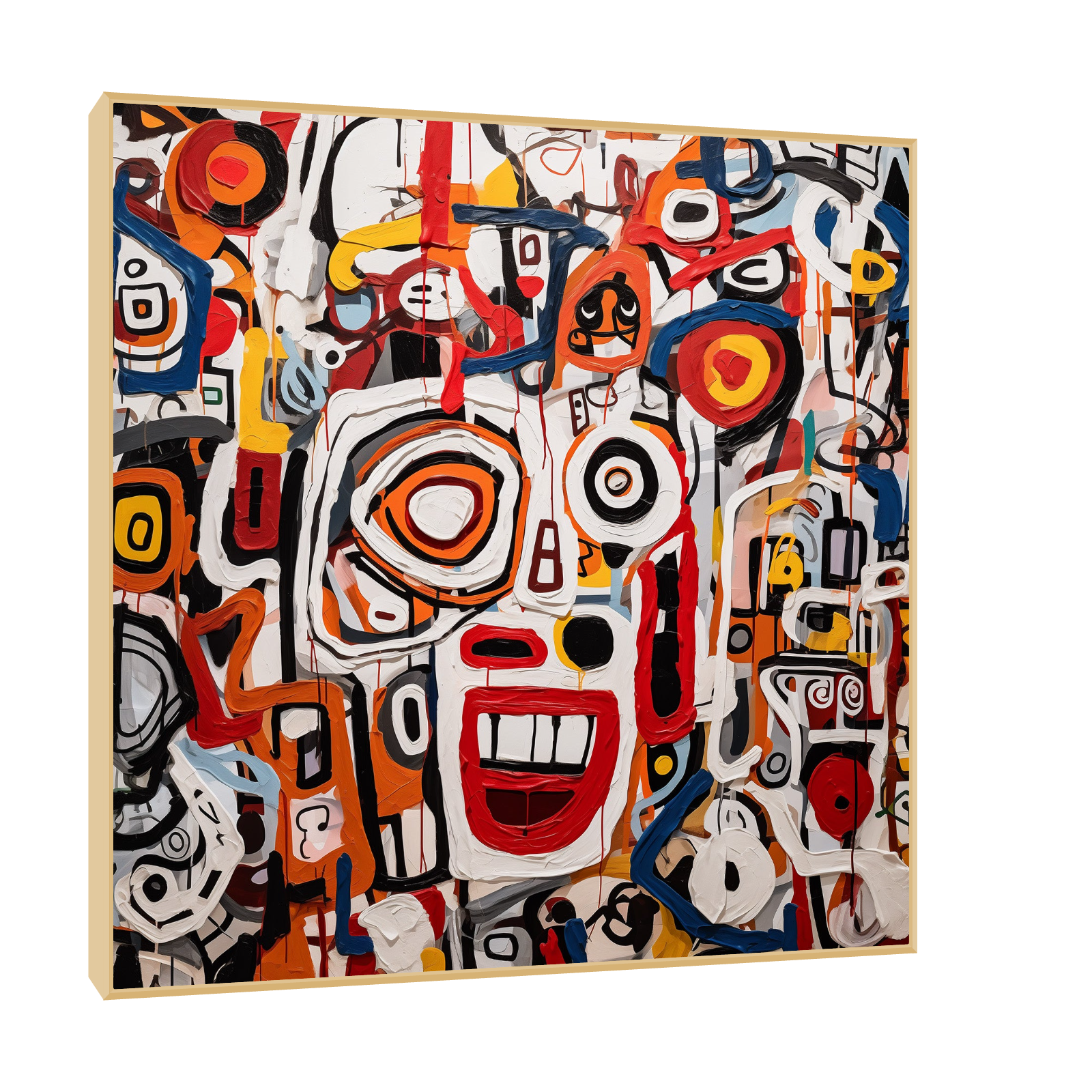 Color Chaos – Bold Abstract Wall Art