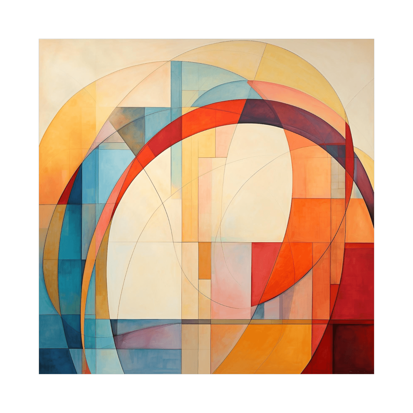 Colorful arches ll - ArtDeco Canvas