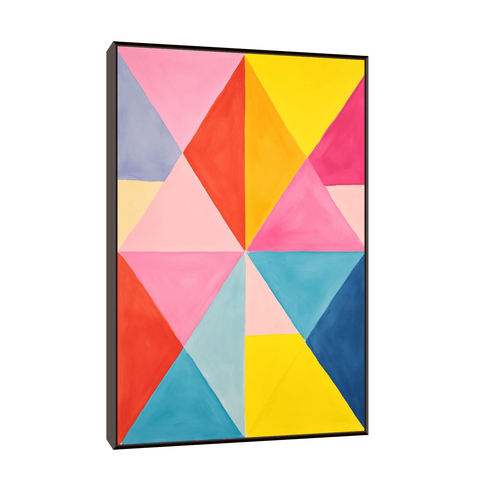 Colorful geometric shapes - ArtDeco Canvas