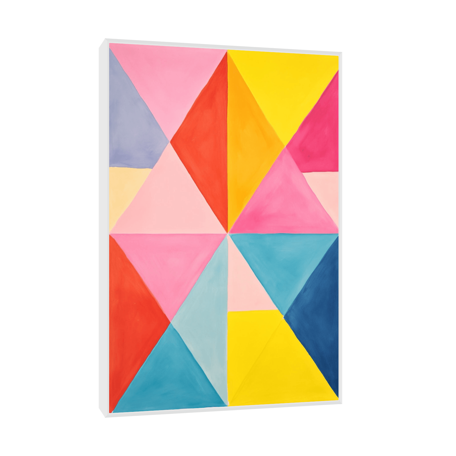 Colorful geometric shapes - ArtDeco Canvas