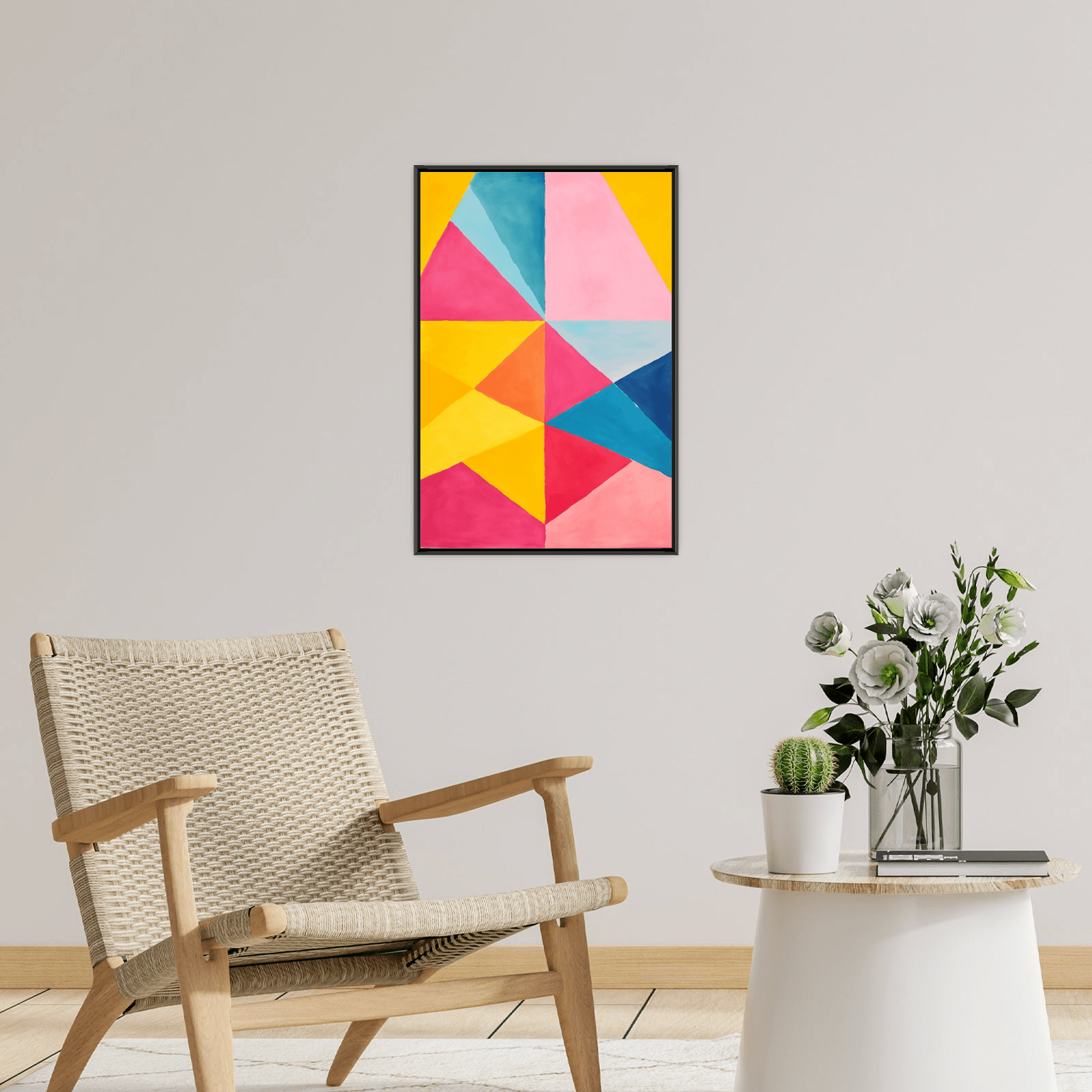 Colorful geometry - ArtDeco Canvas