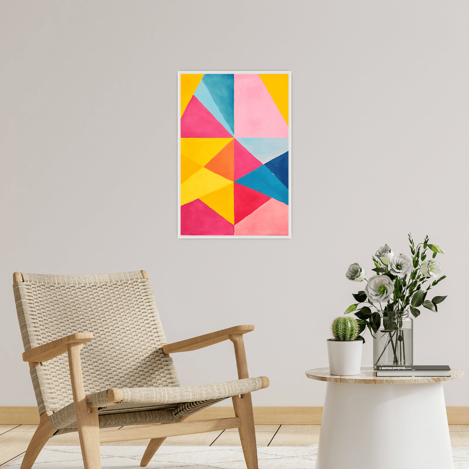 Colorful geometry - ArtDeco Canvas