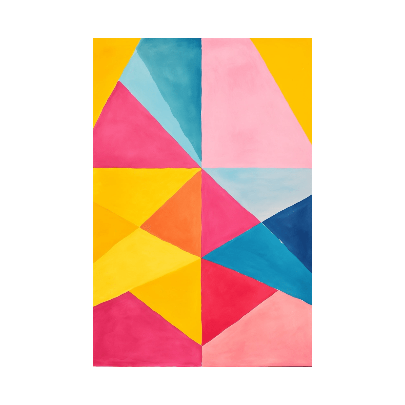 Colorful geometry - ArtDeco Canvas