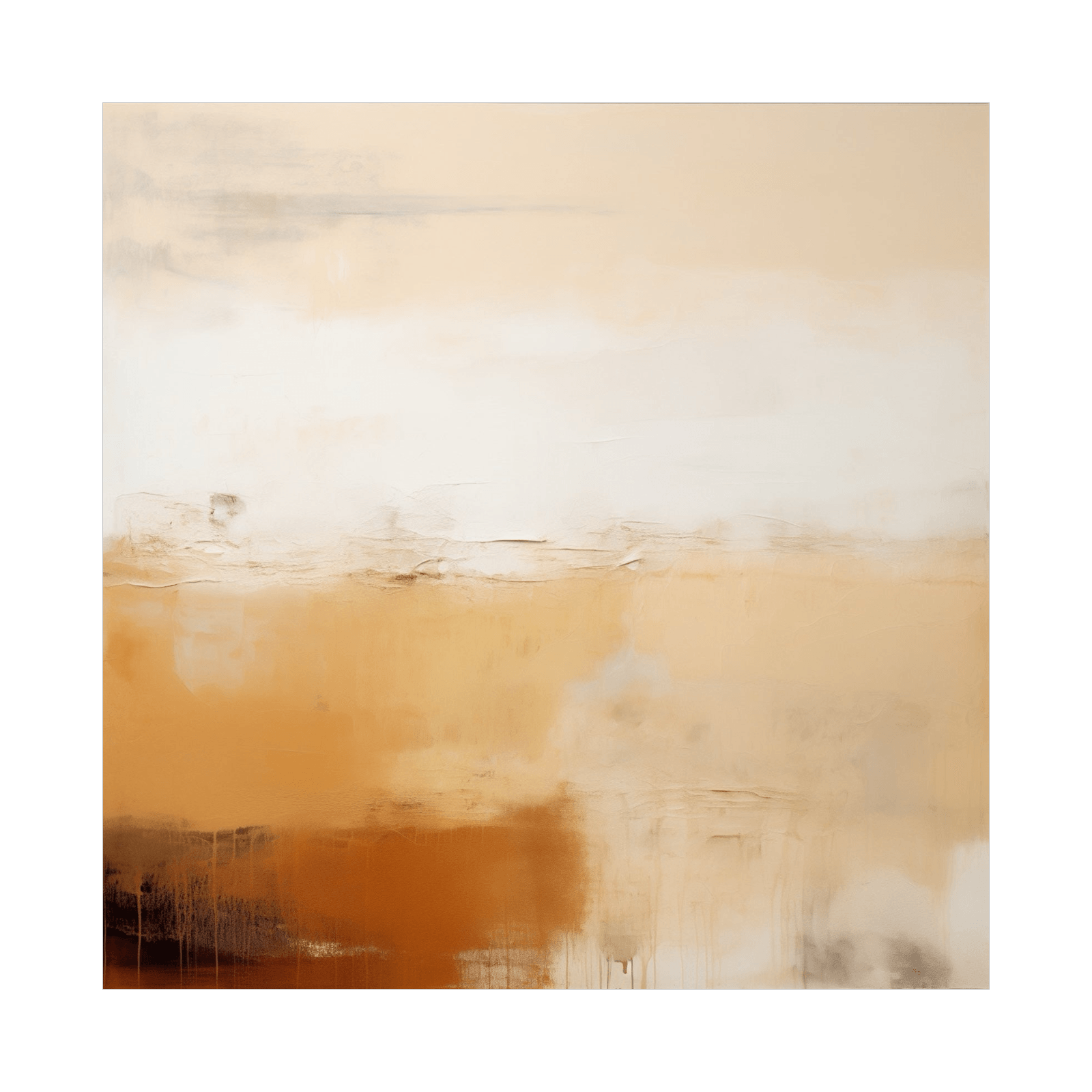 Colorful mist at the sundown - ArtDeco Canvas