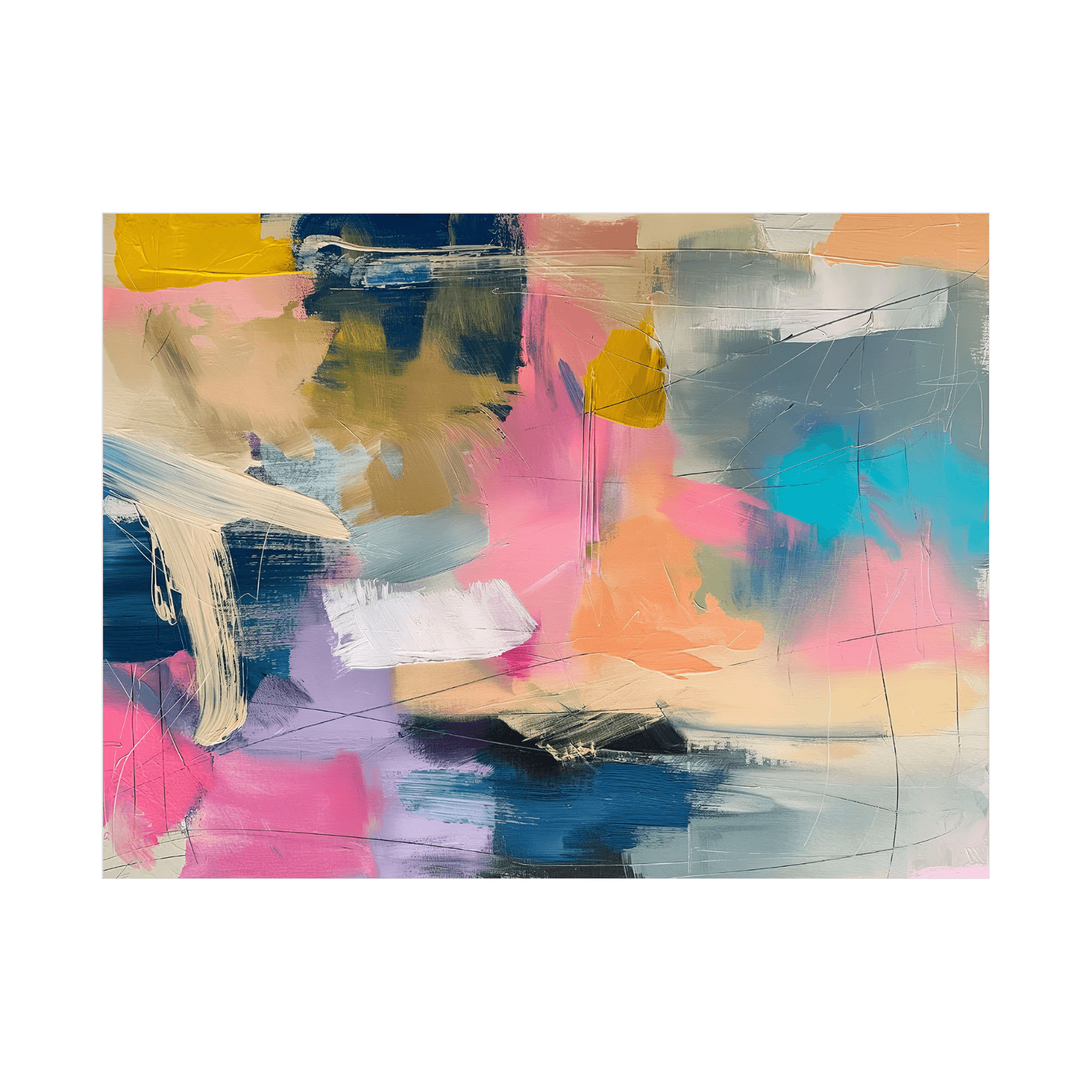 Colorful thoughts - ArtDeco Canvas