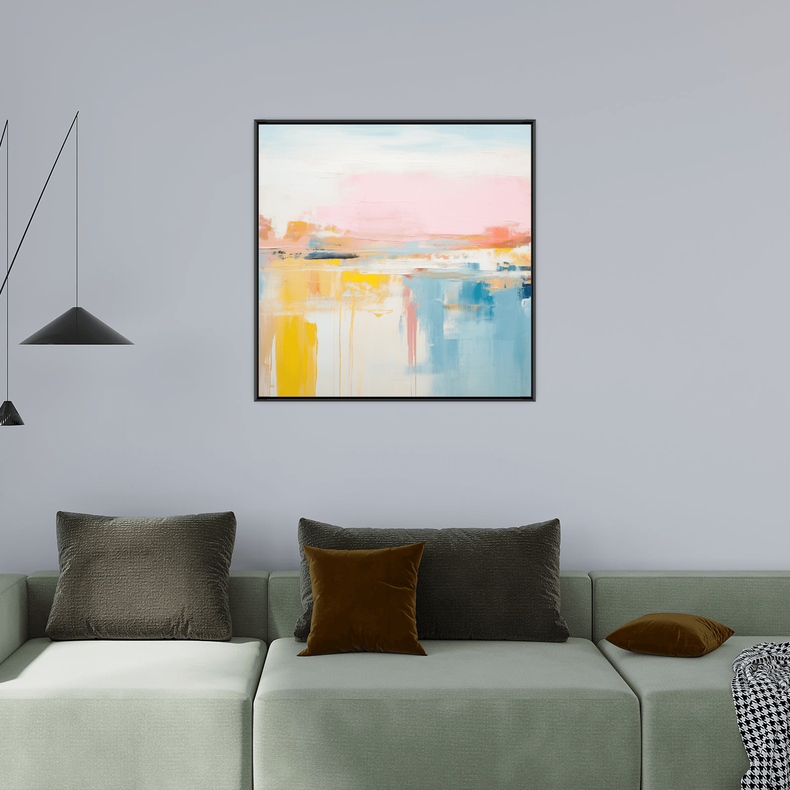 Colorful wall - ArtDeco Canvas