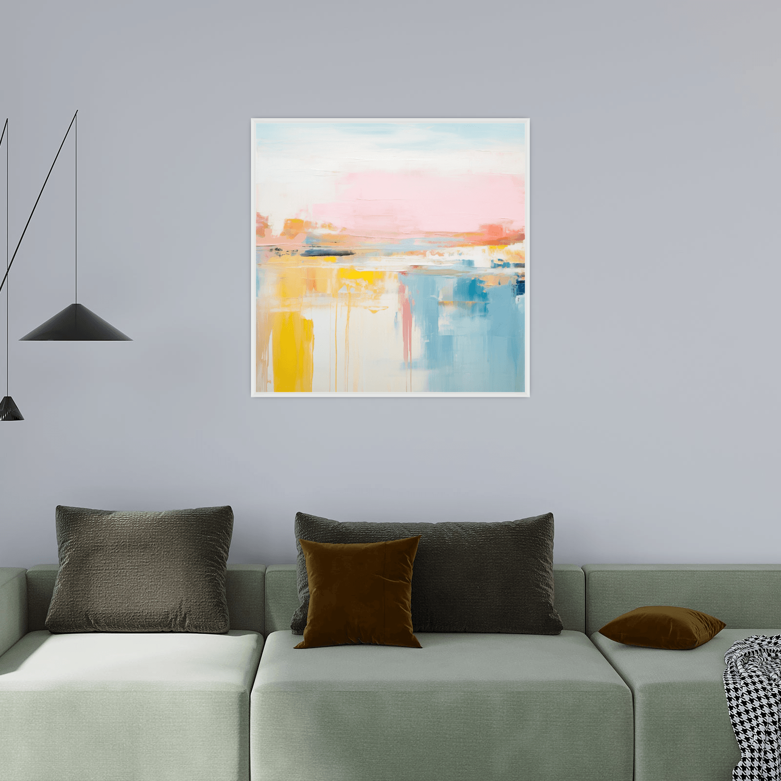 Colorful wall - ArtDeco Canvas