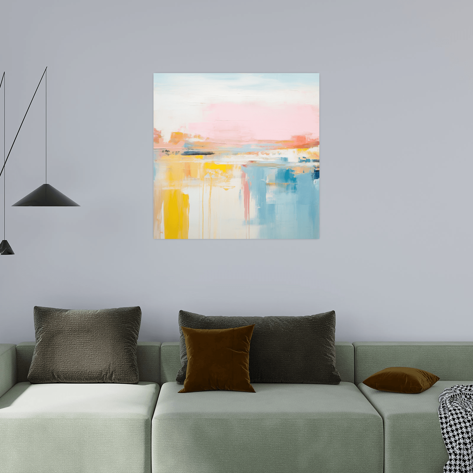 Colorful wall - ArtDeco Canvas