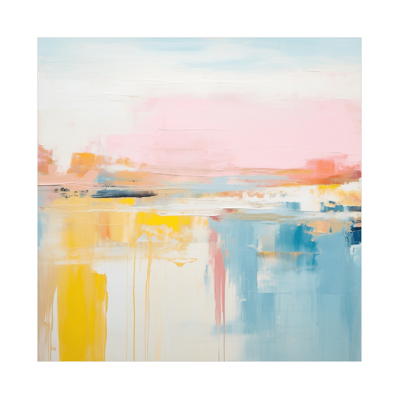 Colorful wall - ArtDeco Canvas