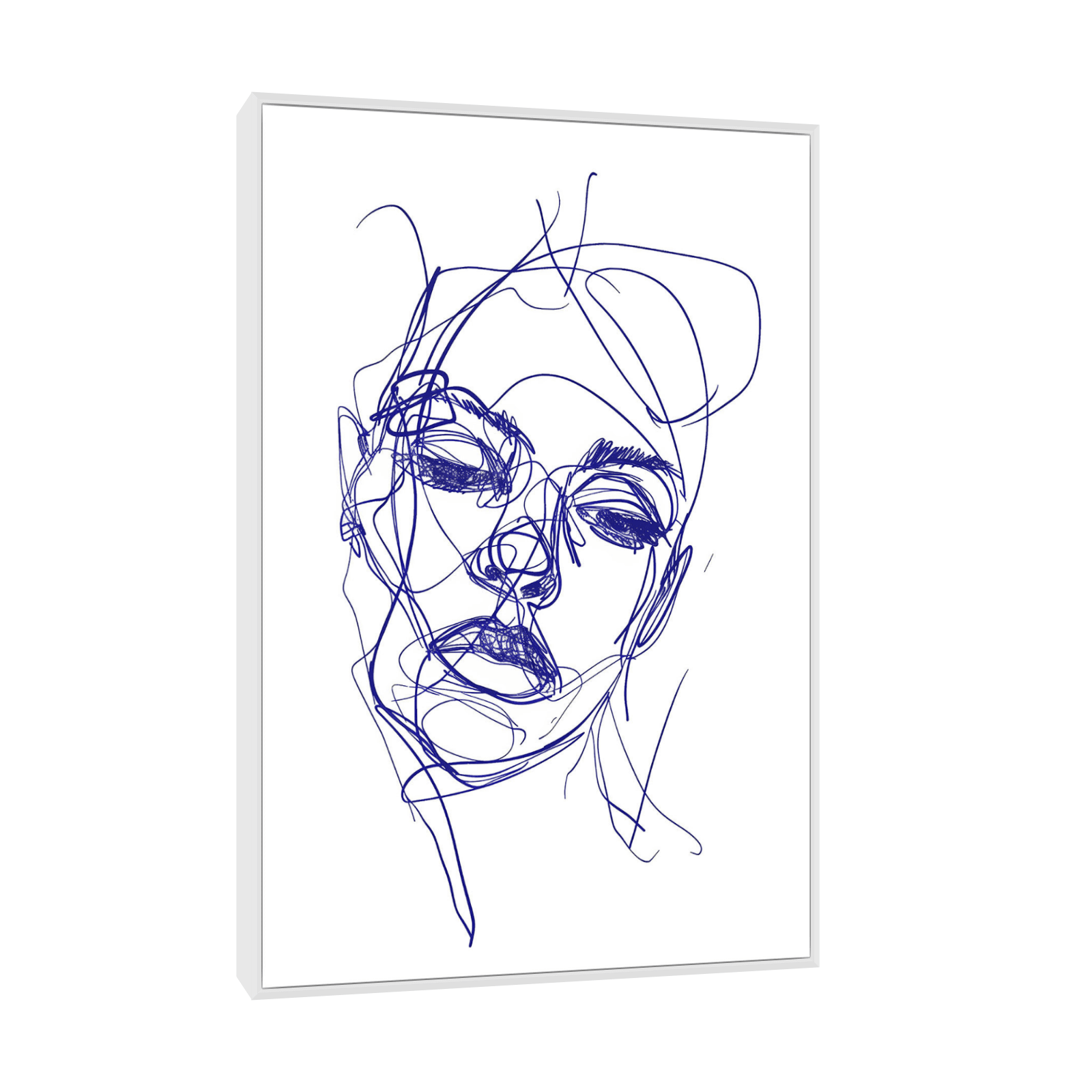 Croquis girl portrait - ArtDeco Canvas