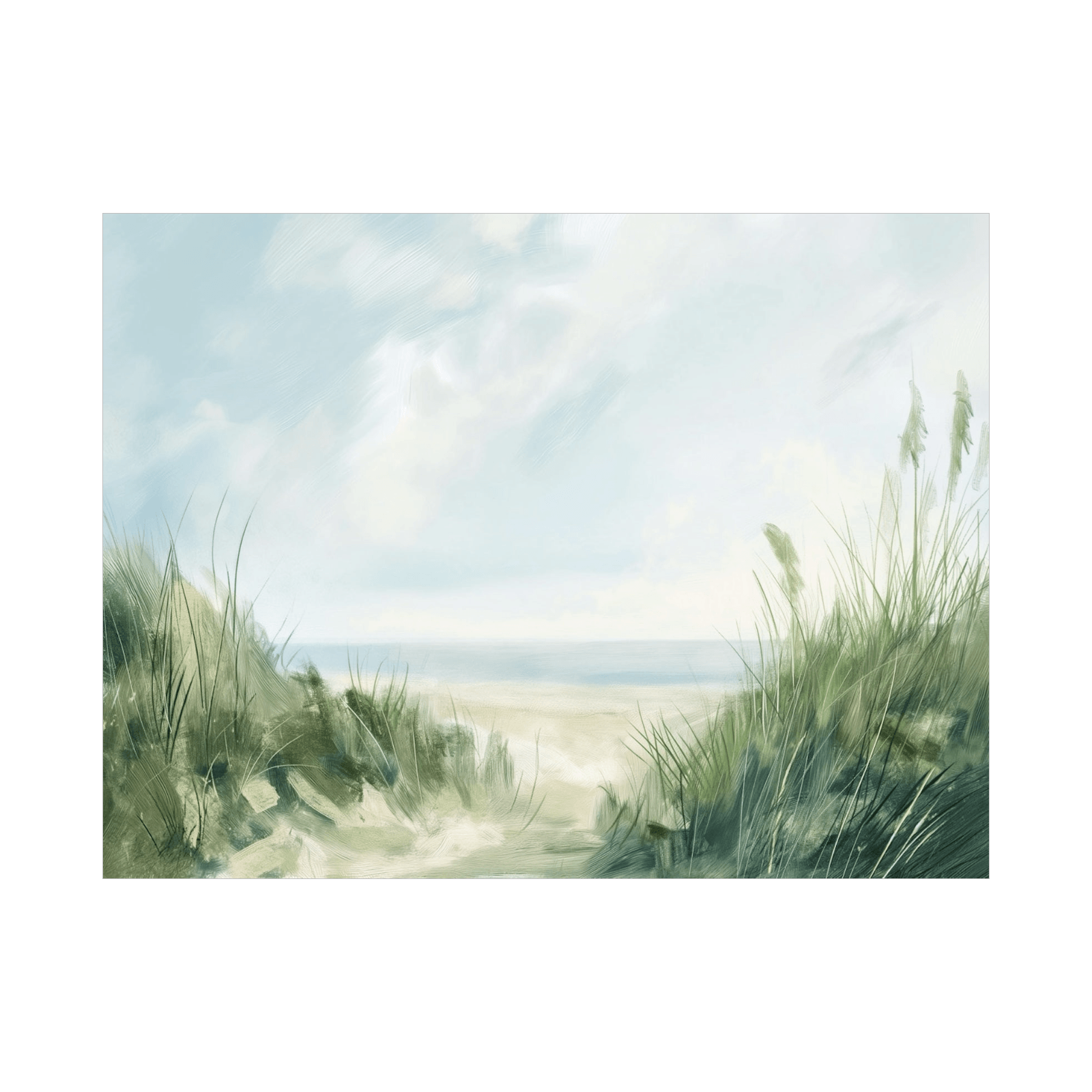 Day at the beach - ArtDeco Canvas