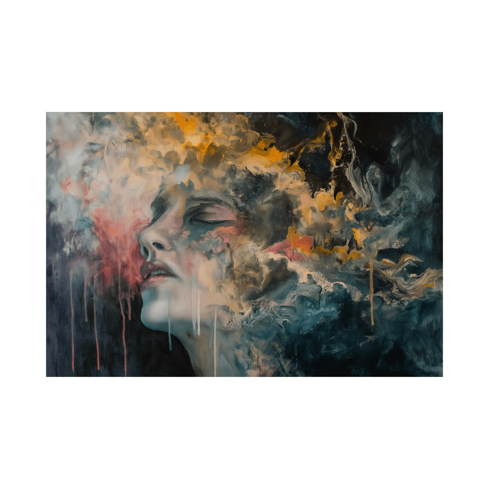 Delicate Grace - ArtDeco Canvas