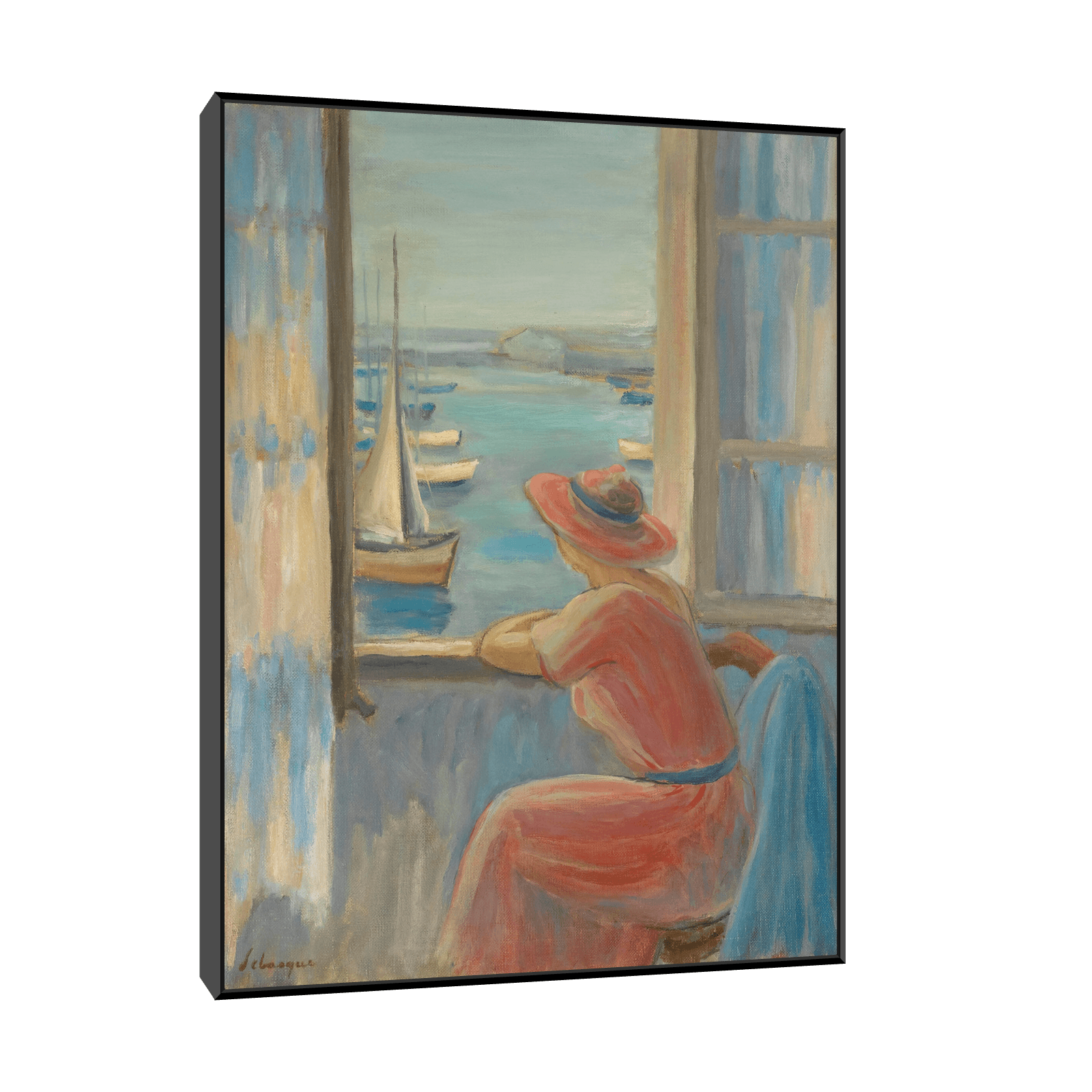 Devant La Fenêtre, Ile D’yeu, Henri Lebasque - ArtDeco Canvas
