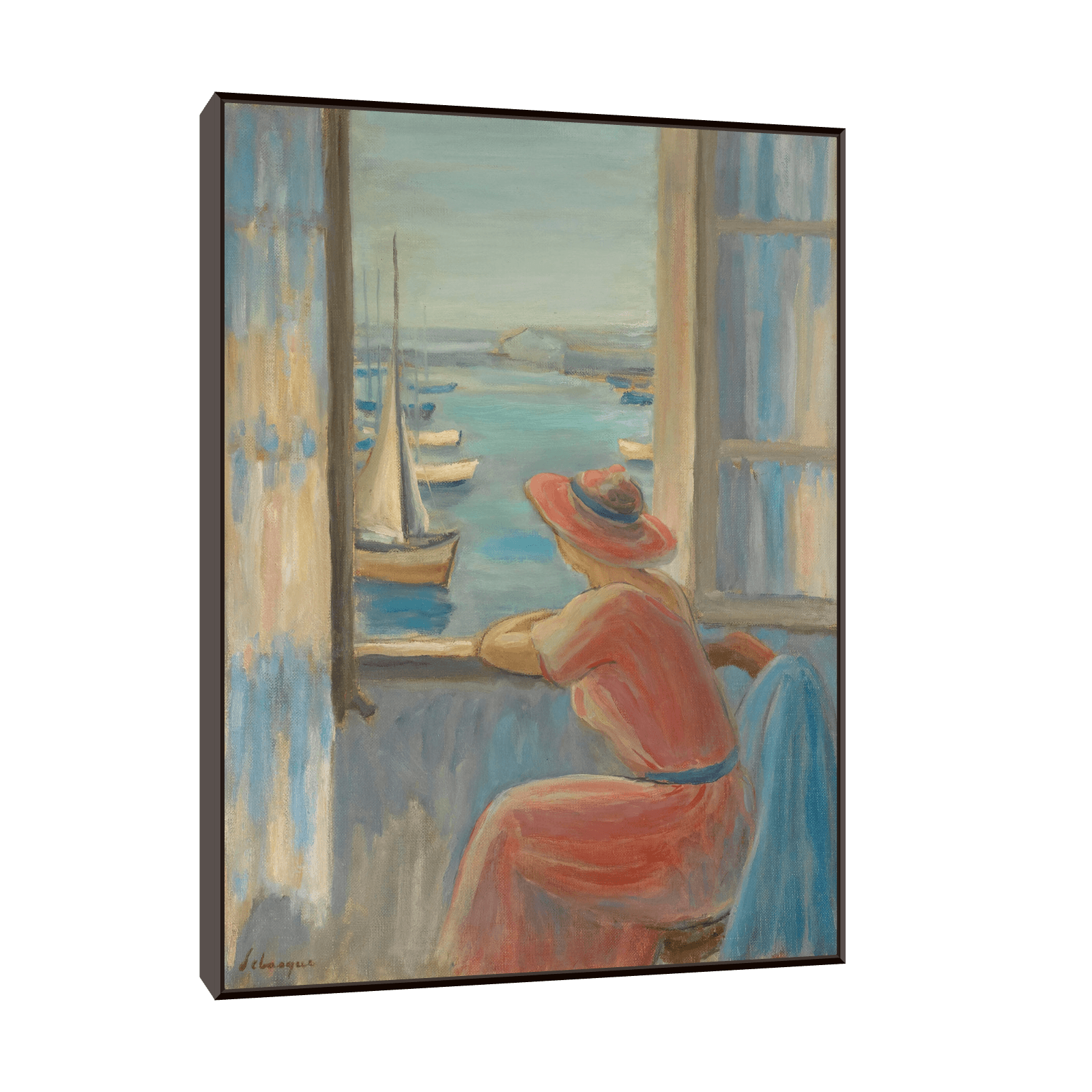 Devant La Fenêtre, Ile D’yeu, Henri Lebasque - ArtDeco Canvas