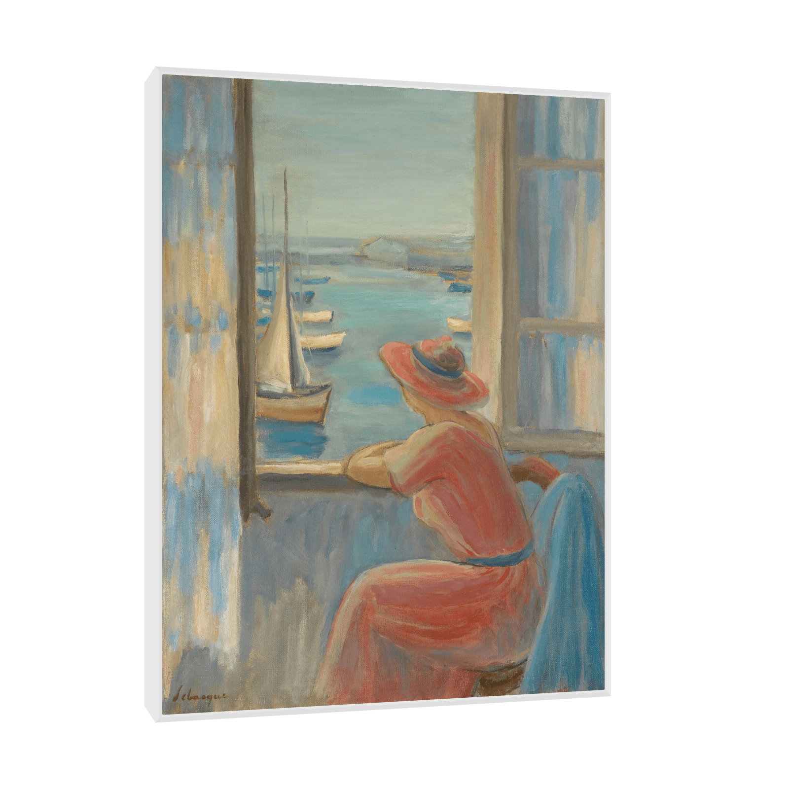 Devant La Fenêtre, Ile D’yeu, Henri Lebasque - ArtDeco Canvas