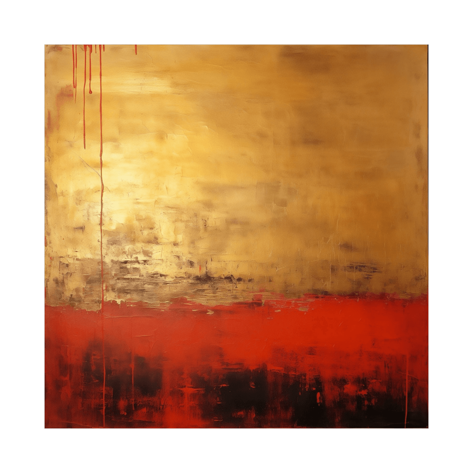 Dusty desert - ArtDeco Canvas
