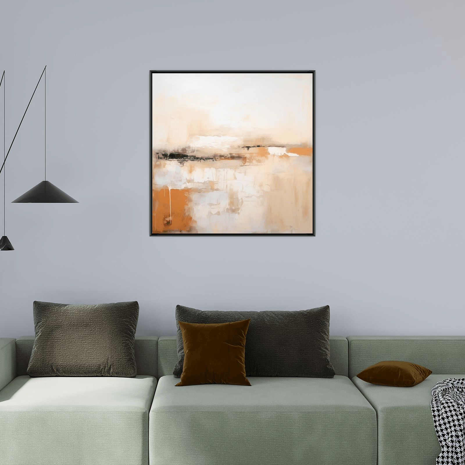 Dusty horizon - ArtDeco Canvas