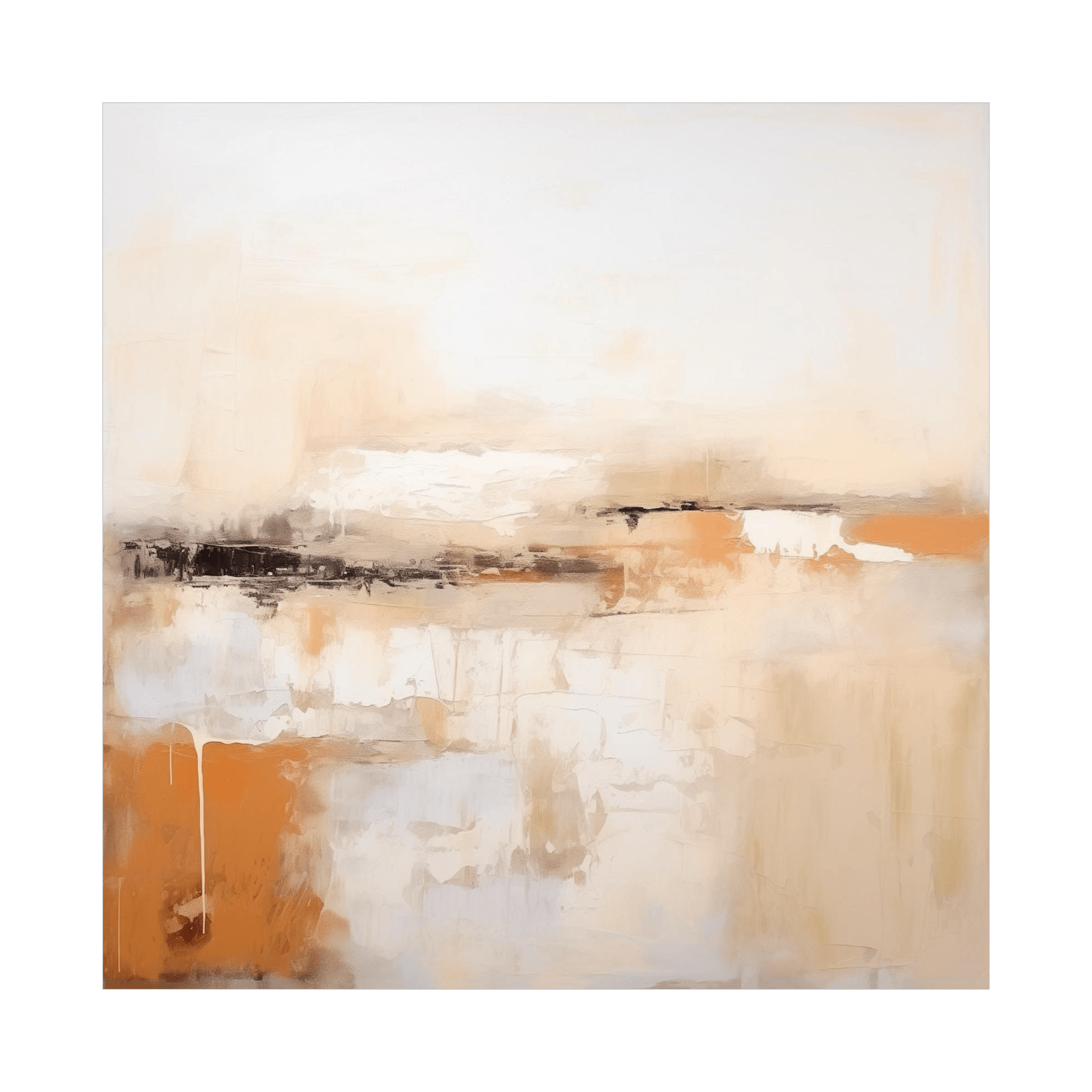 Dusty horizon - ArtDeco Canvas